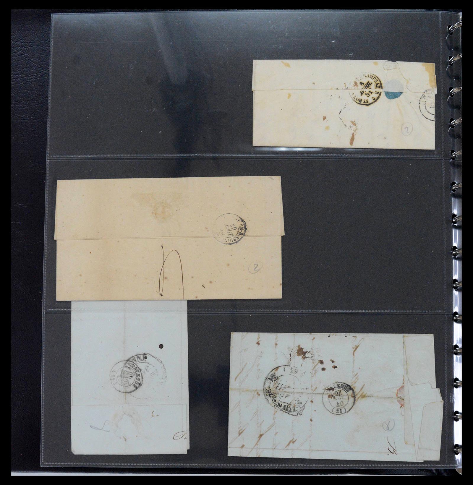 39547 0016 - Postzegelverzameling 39547 Wereld brieven 1789-1960