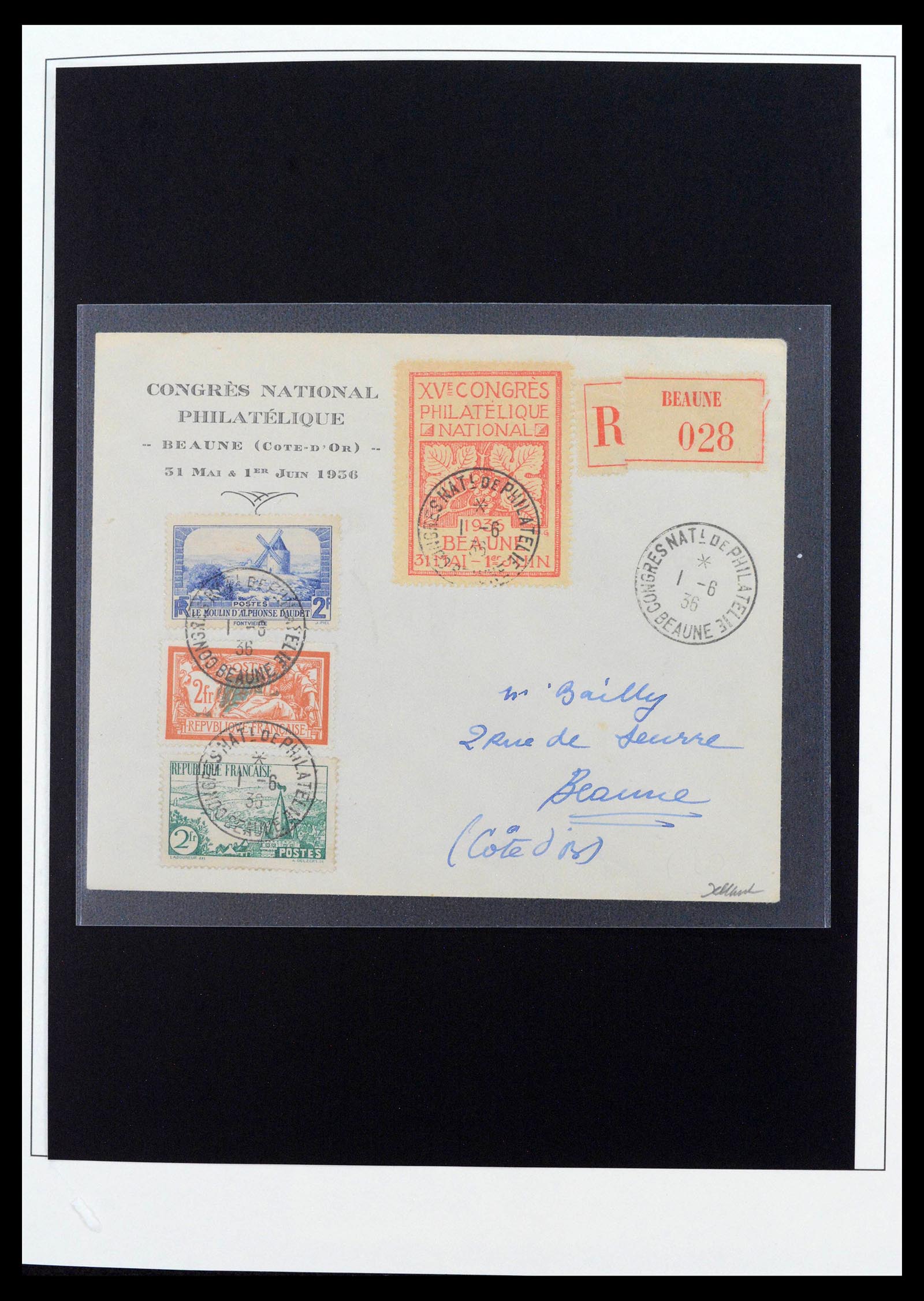 39547 0018 - Postzegelverzameling 39547 Wereld brieven 1789-1960