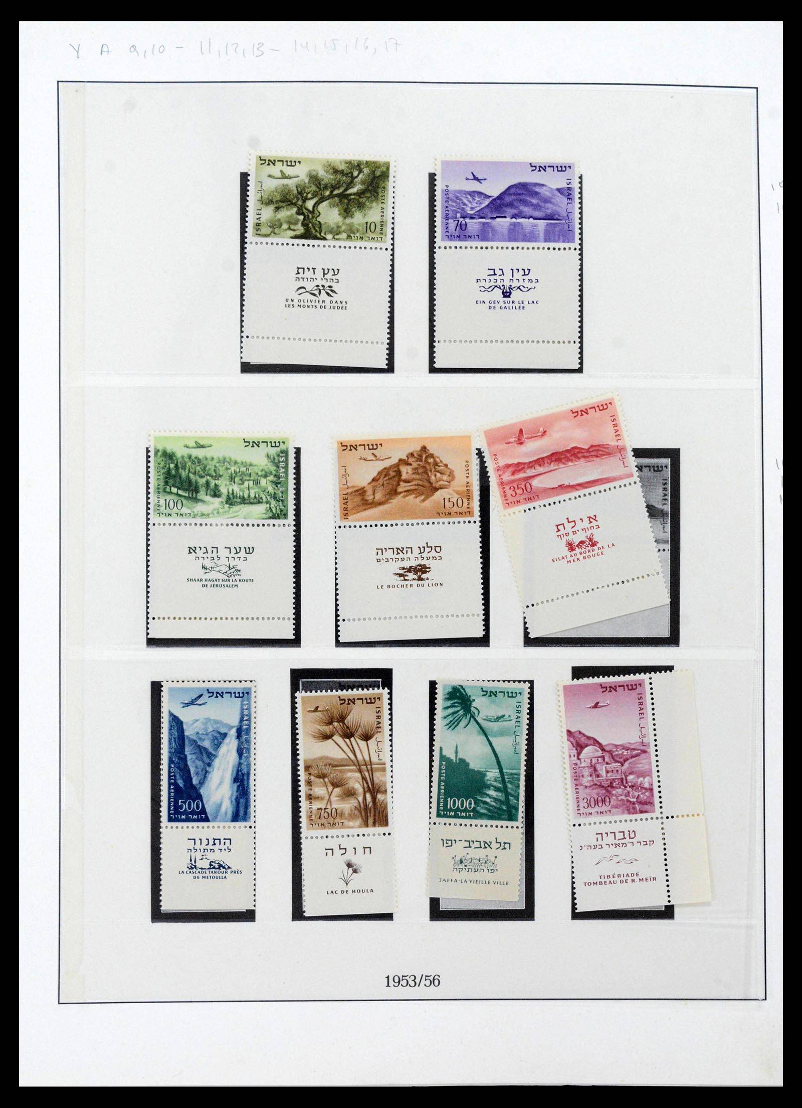 39550 0019 - Postzegelverzameling 39550 Israël compleet 1948-2000.