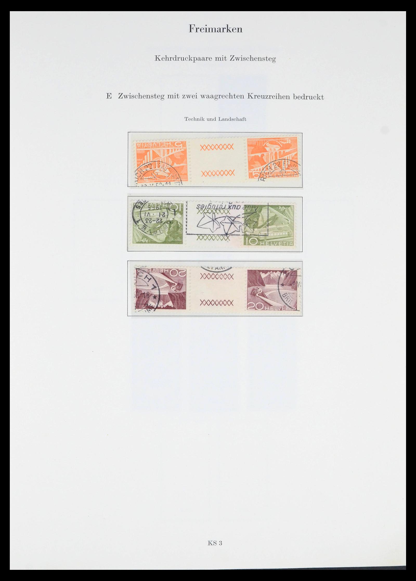 39556 0002 - Postzegelverzameling 39556 Zwitserland 1880-1960.