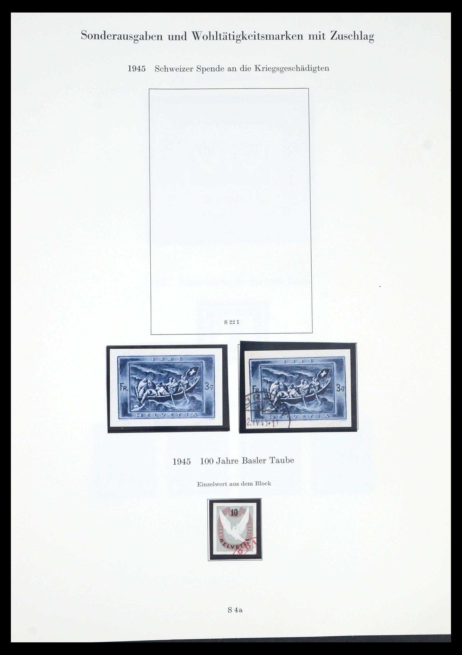 39556 0015 - Postzegelverzameling 39556 Zwitserland 1880-1960.