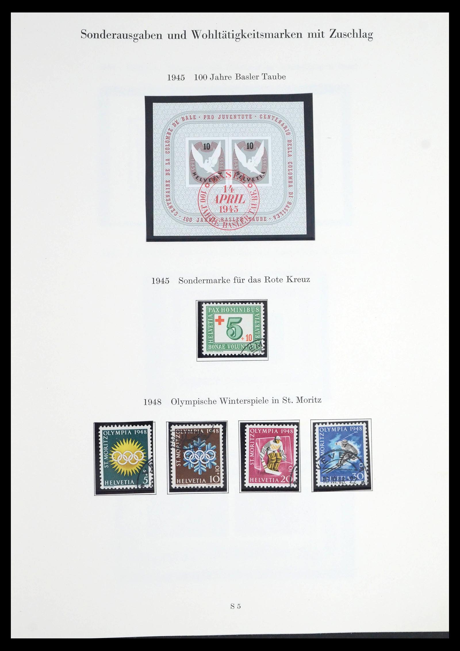 39556 0016 - Postzegelverzameling 39556 Zwitserland 1880-1960.