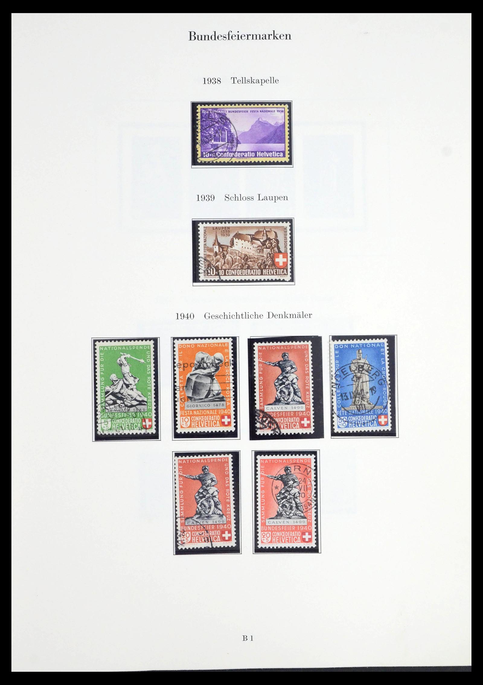 39556 0019 - Postzegelverzameling 39556 Zwitserland 1880-1960.