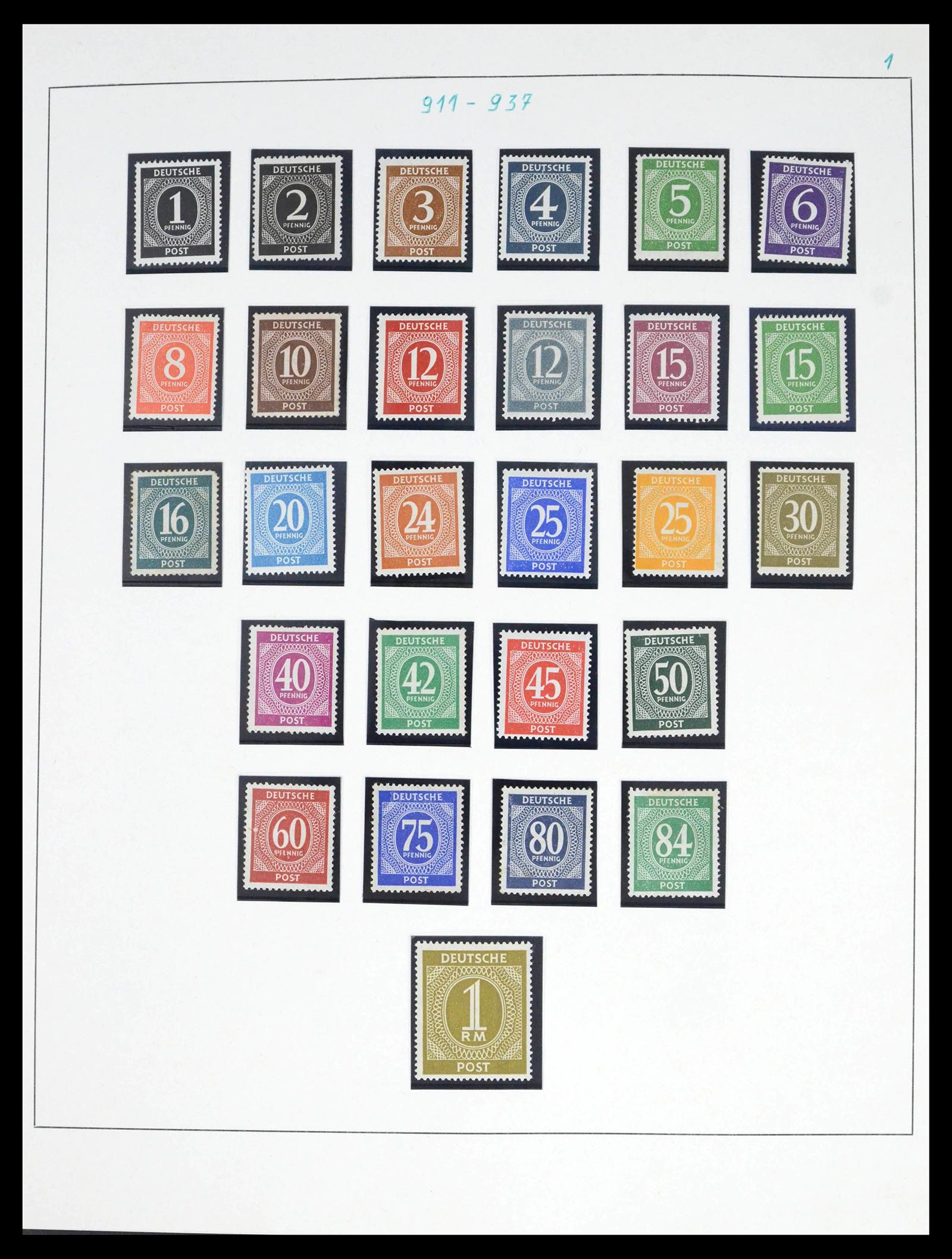 39557 0001 - Postzegelverzameling 39557 Duitsland 1945-1974.