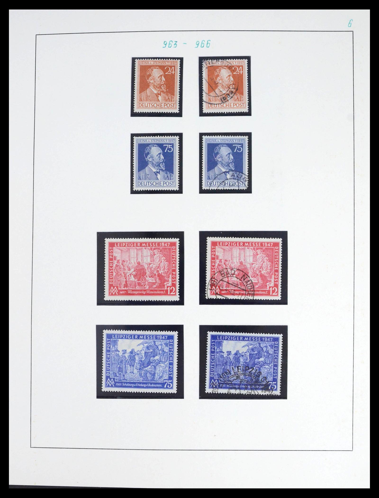 39557 0009 - Postzegelverzameling 39557 Duitsland 1945-1974.
