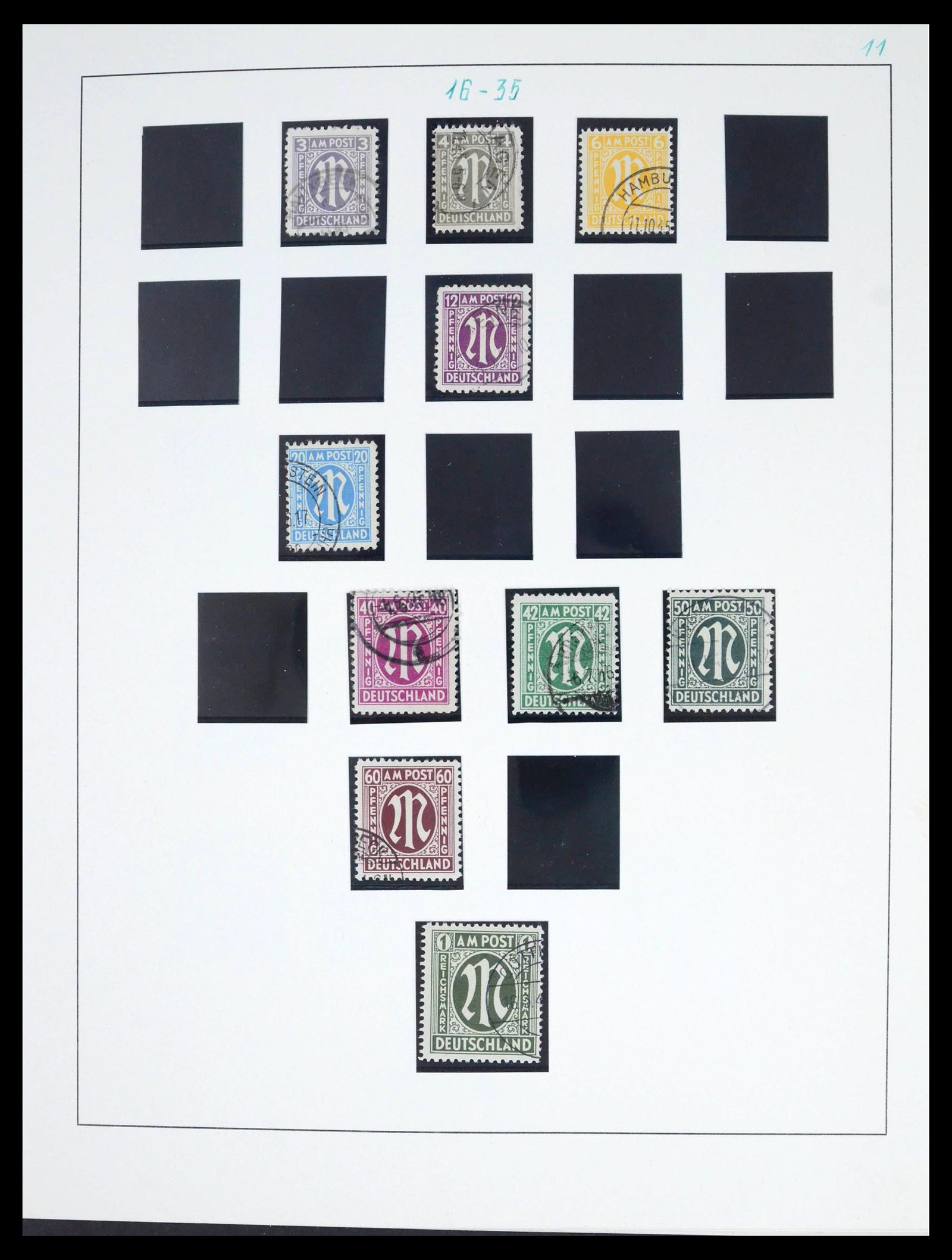 39557 0016 - Postzegelverzameling 39557 Duitsland 1945-1974.