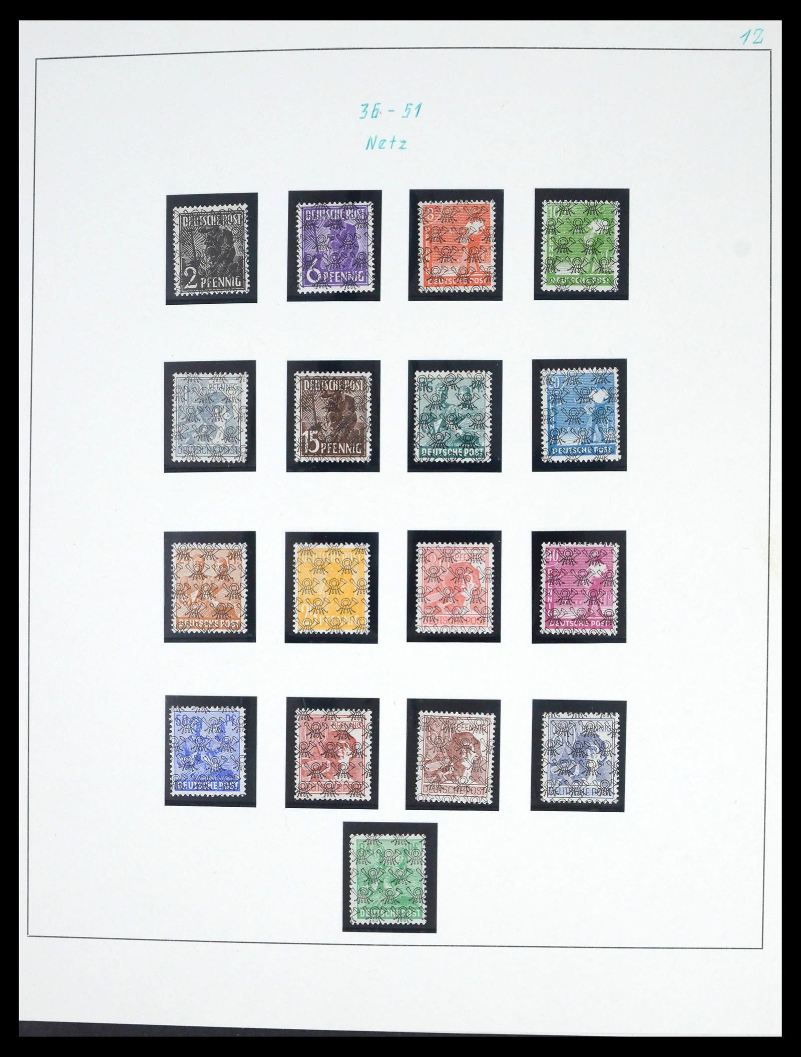 39557 0017 - Postzegelverzameling 39557 Duitsland 1945-1974.