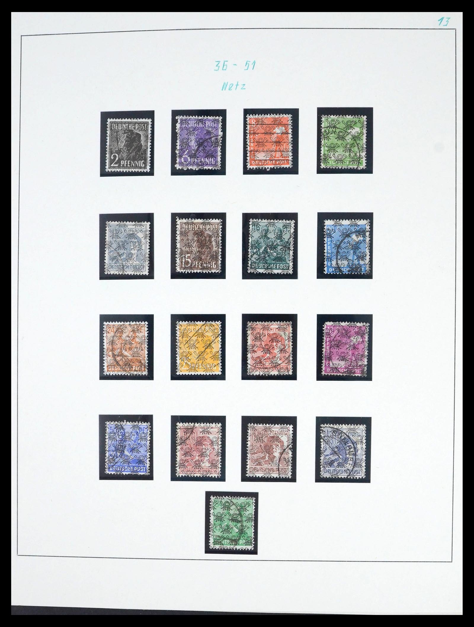 39557 0018 - Postzegelverzameling 39557 Duitsland 1945-1974.