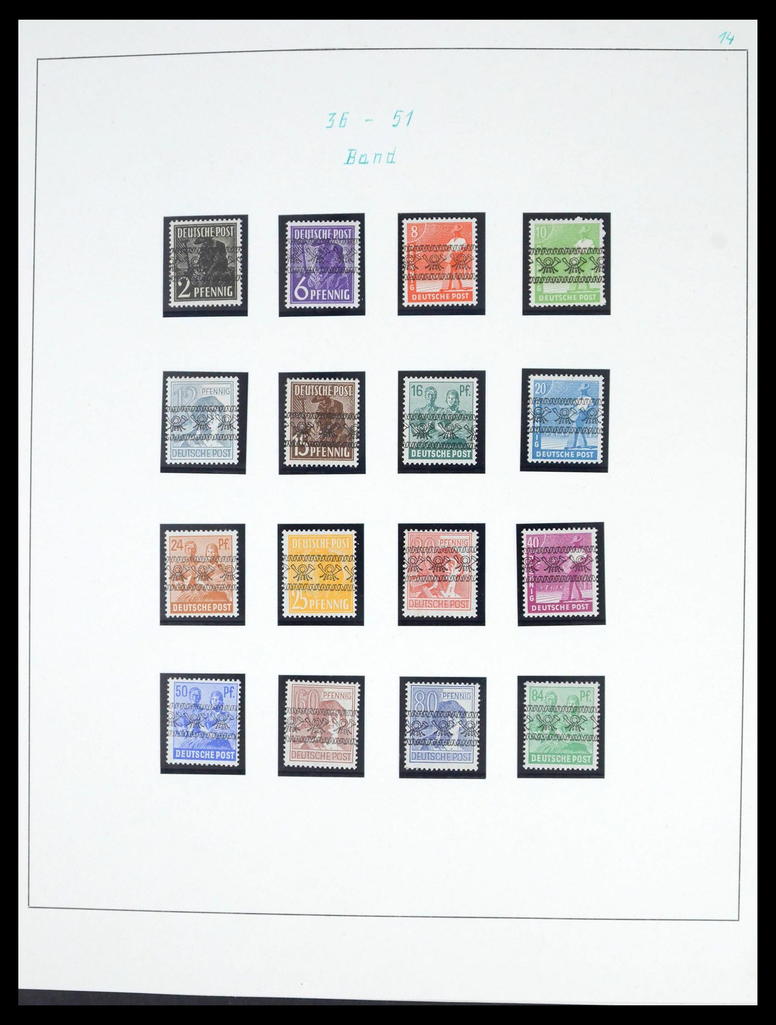 39557 0019 - Postzegelverzameling 39557 Duitsland 1945-1974.