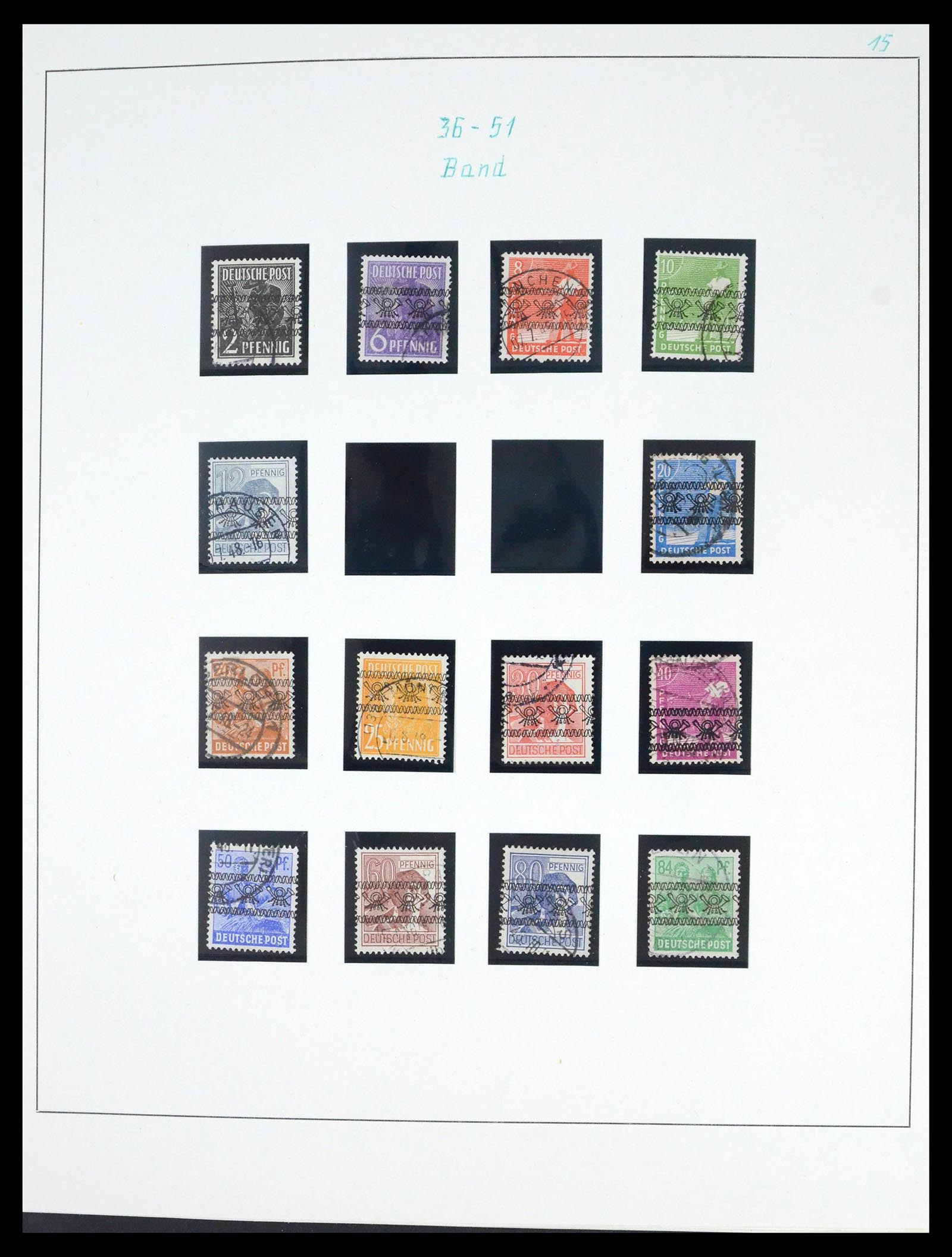 39557 0020 - Postzegelverzameling 39557 Duitsland 1945-1974.