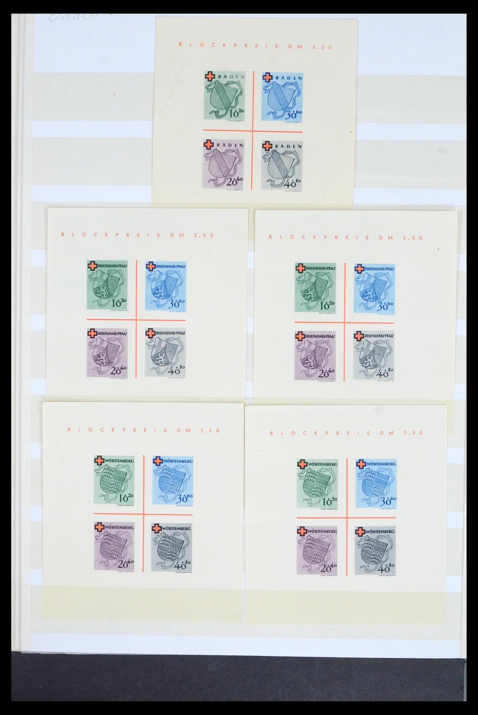 39558 0006 - Postzegelverzameling 39558 Duitsland 1945-1990.