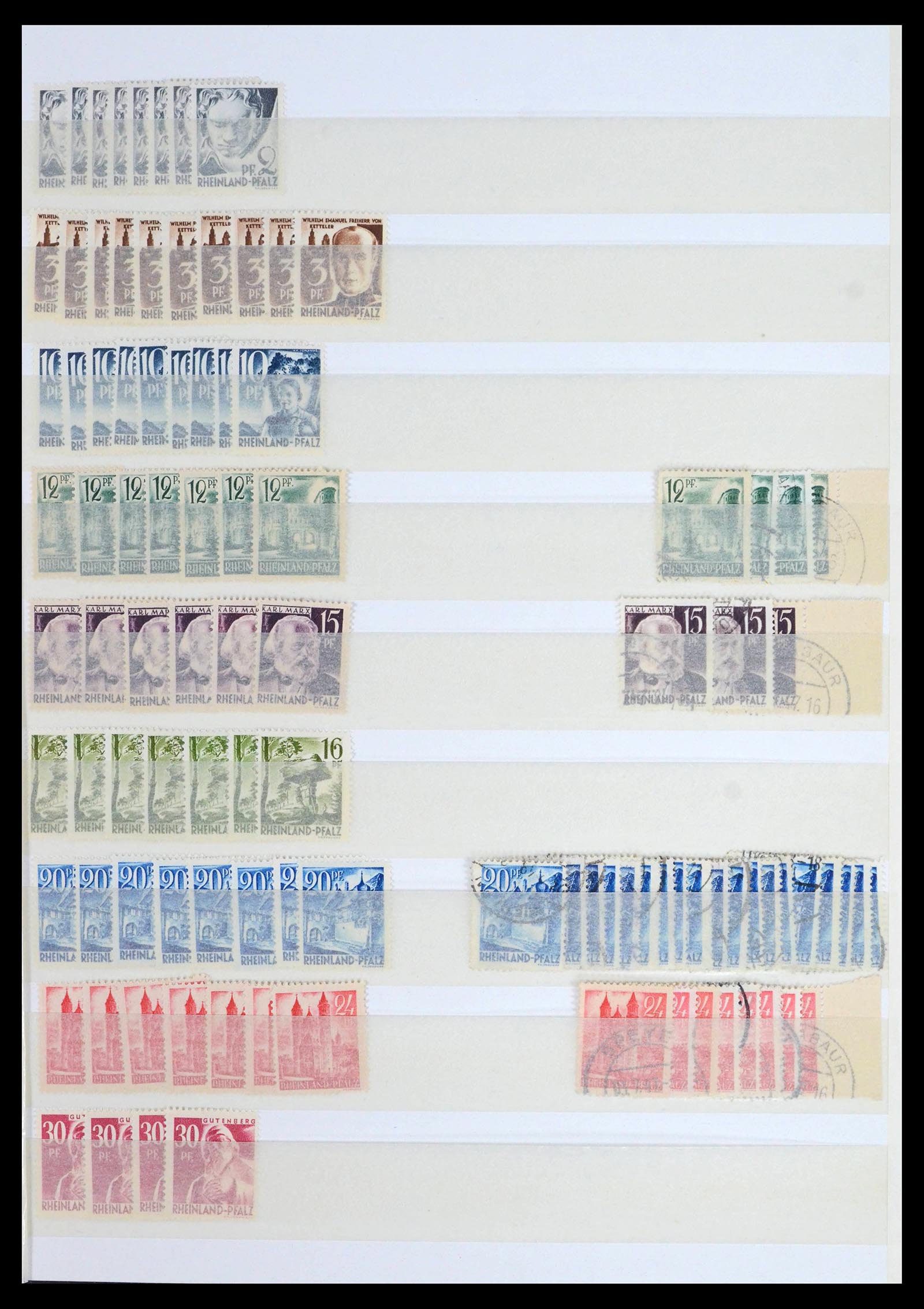 39558 0009 - Postzegelverzameling 39558 Duitsland 1945-1990.