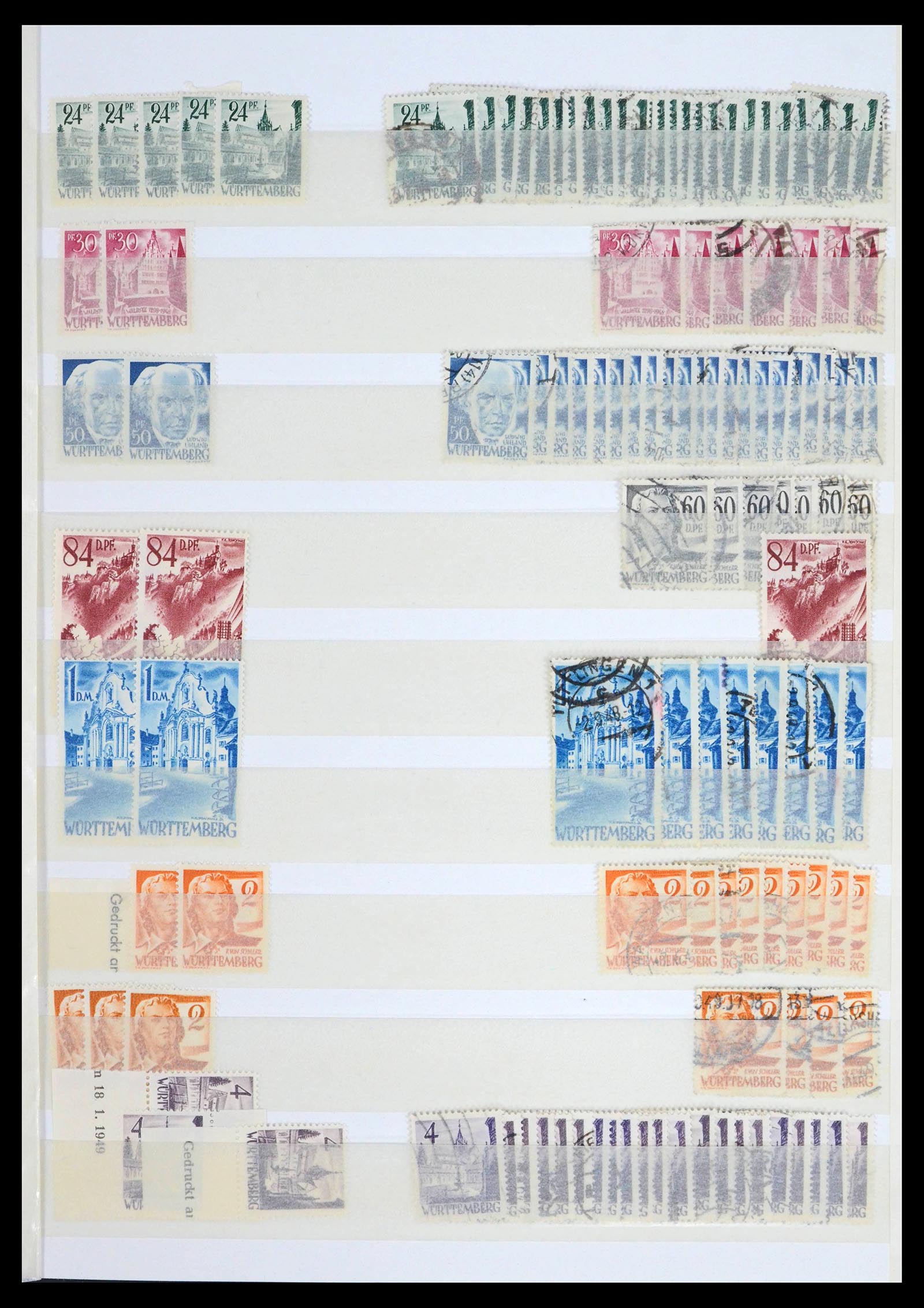 39558 0017 - Postzegelverzameling 39558 Duitsland 1945-1990.