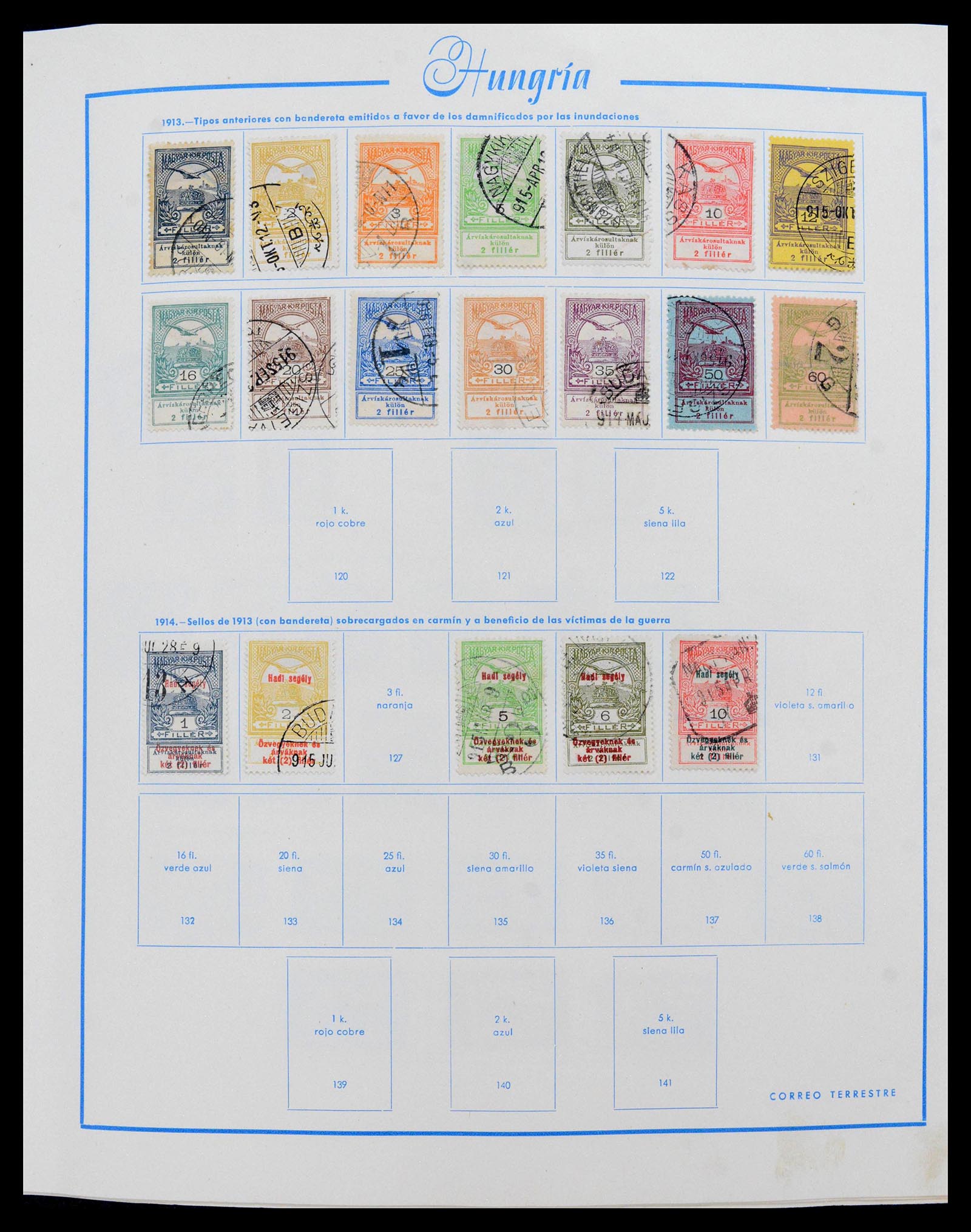 39569 0004 - Postzegelverzameling 39569 Hongarije 1871-2005.