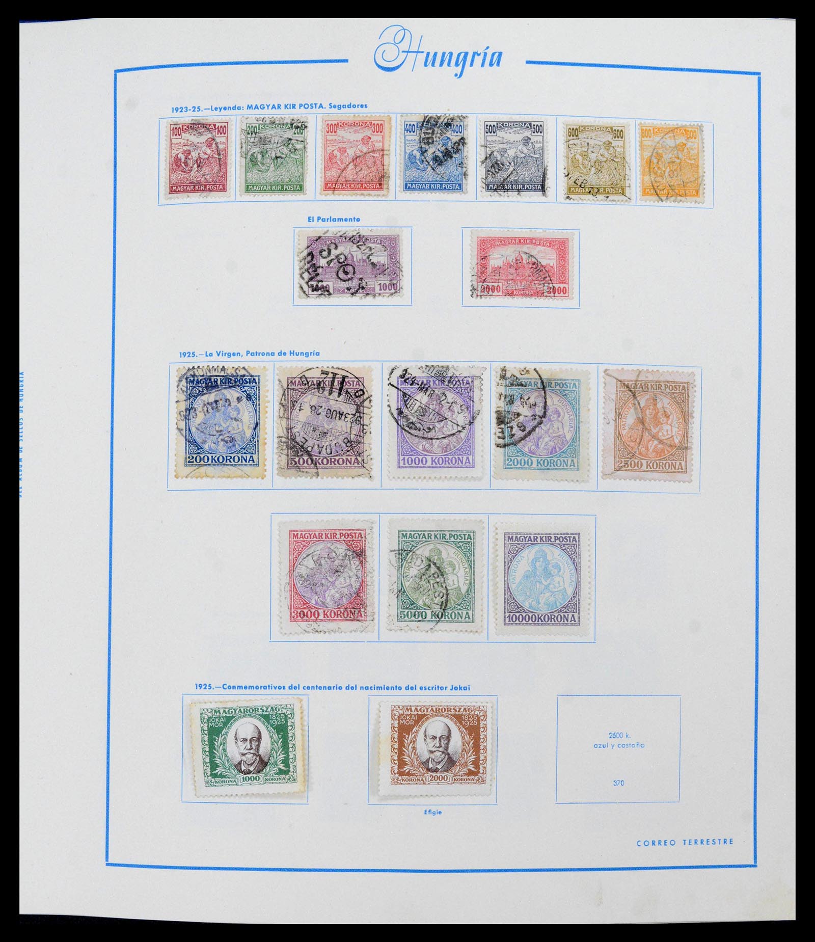 39569 0011 - Postzegelverzameling 39569 Hongarije 1871-2005.
