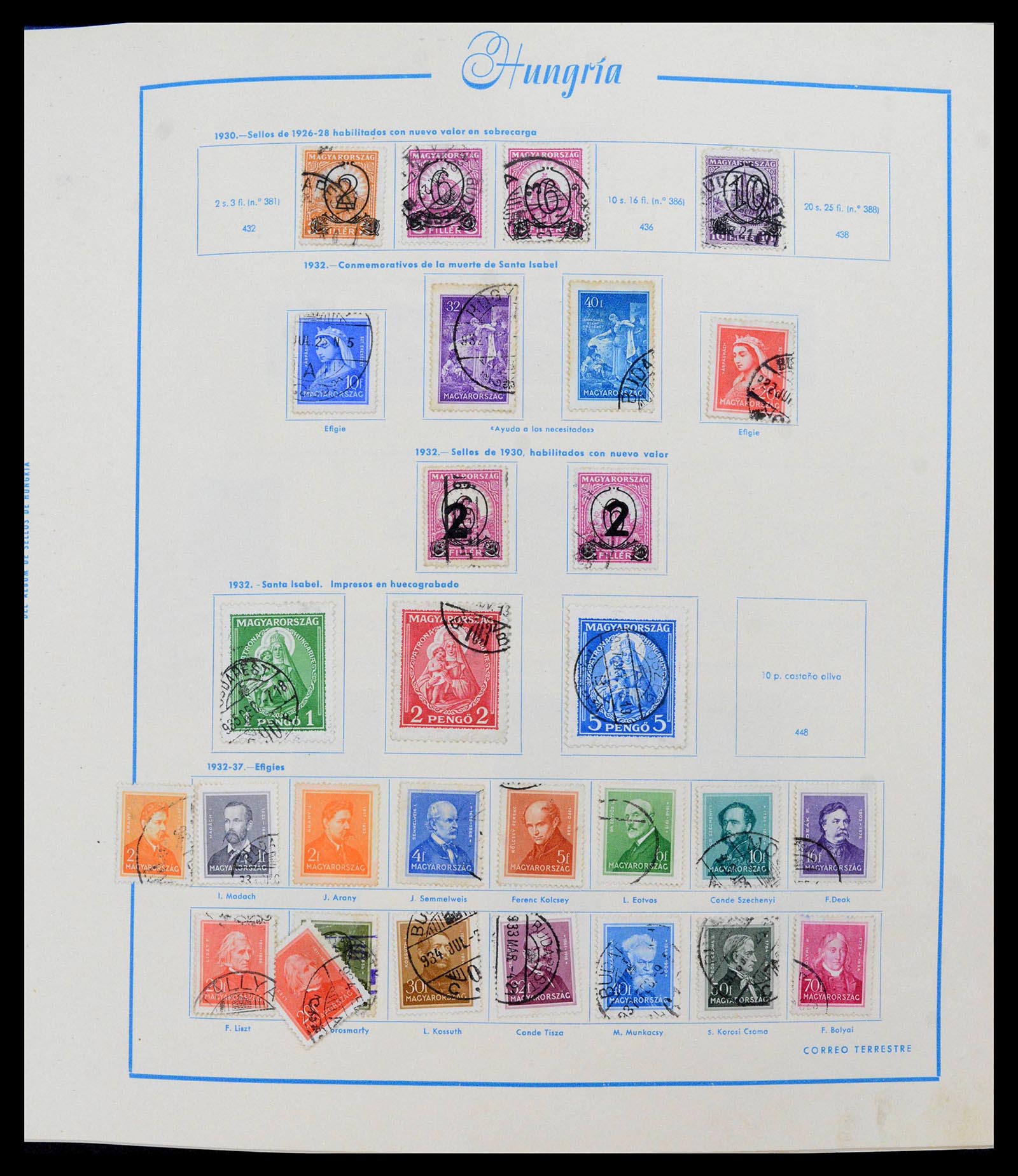 39569 0014 - Postzegelverzameling 39569 Hongarije 1871-2005.
