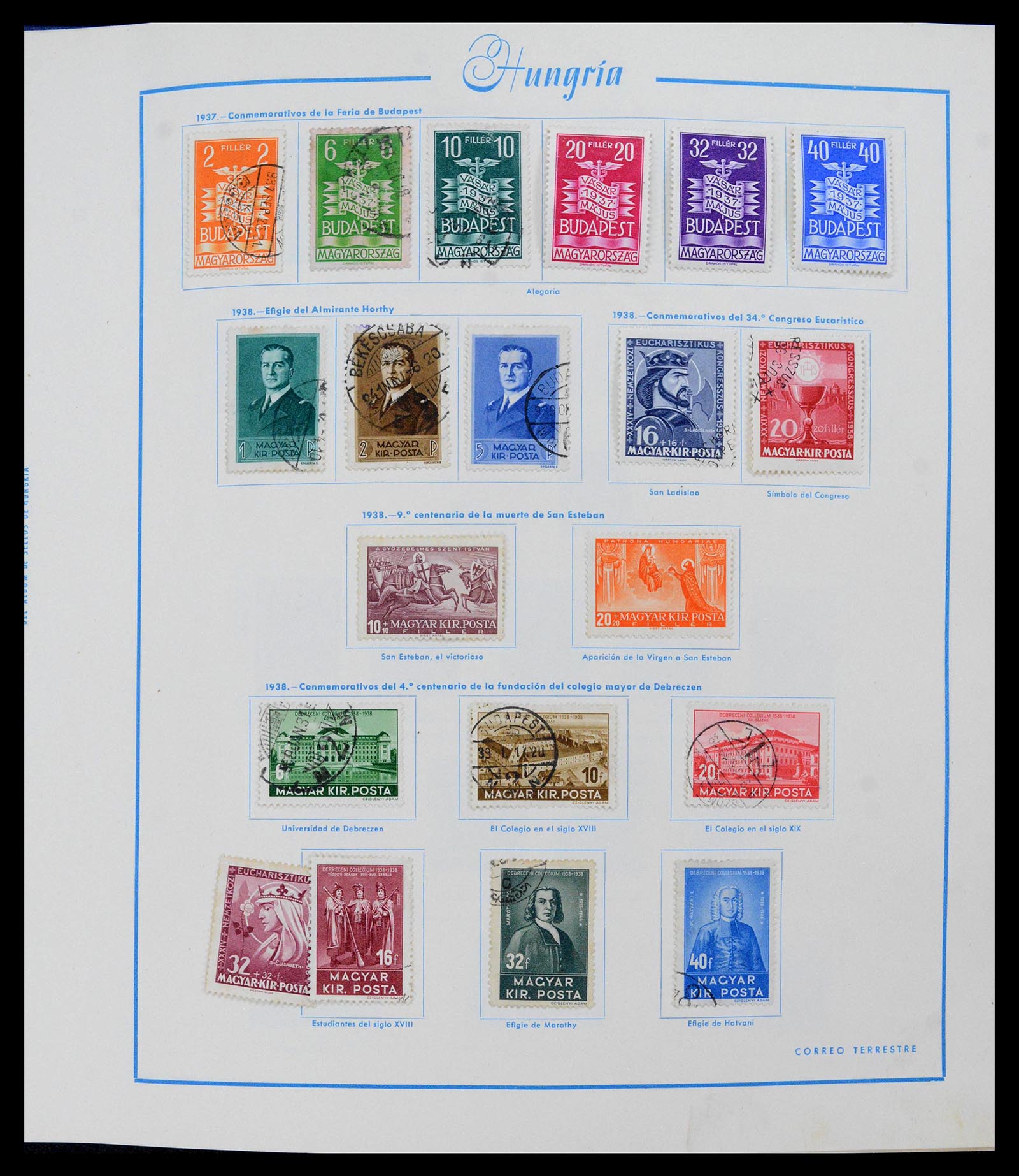 39569 0018 - Postzegelverzameling 39569 Hongarije 1871-2005.