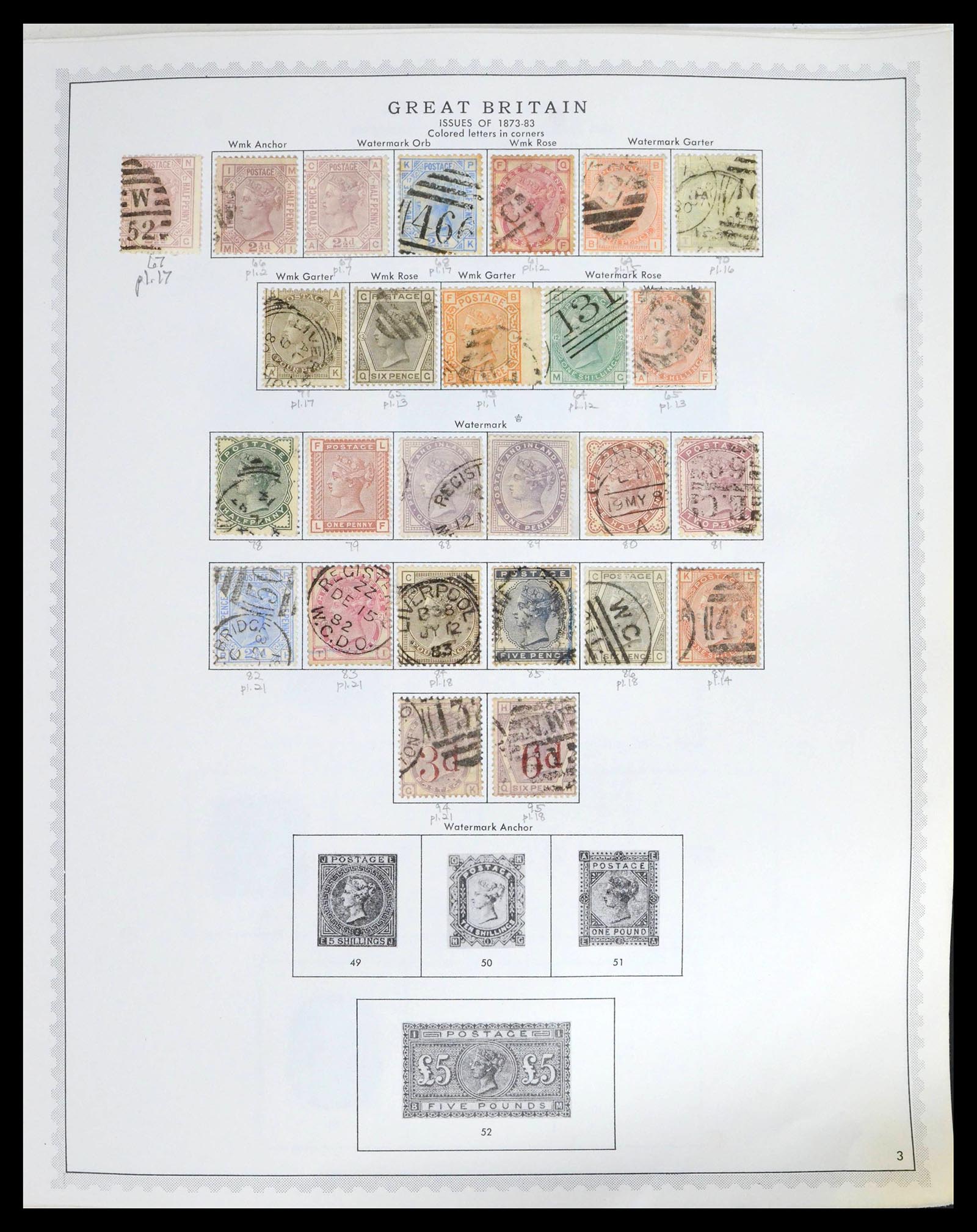 39570 0003 - Postzegelverzameling 39570 Engeland 1840-1997.