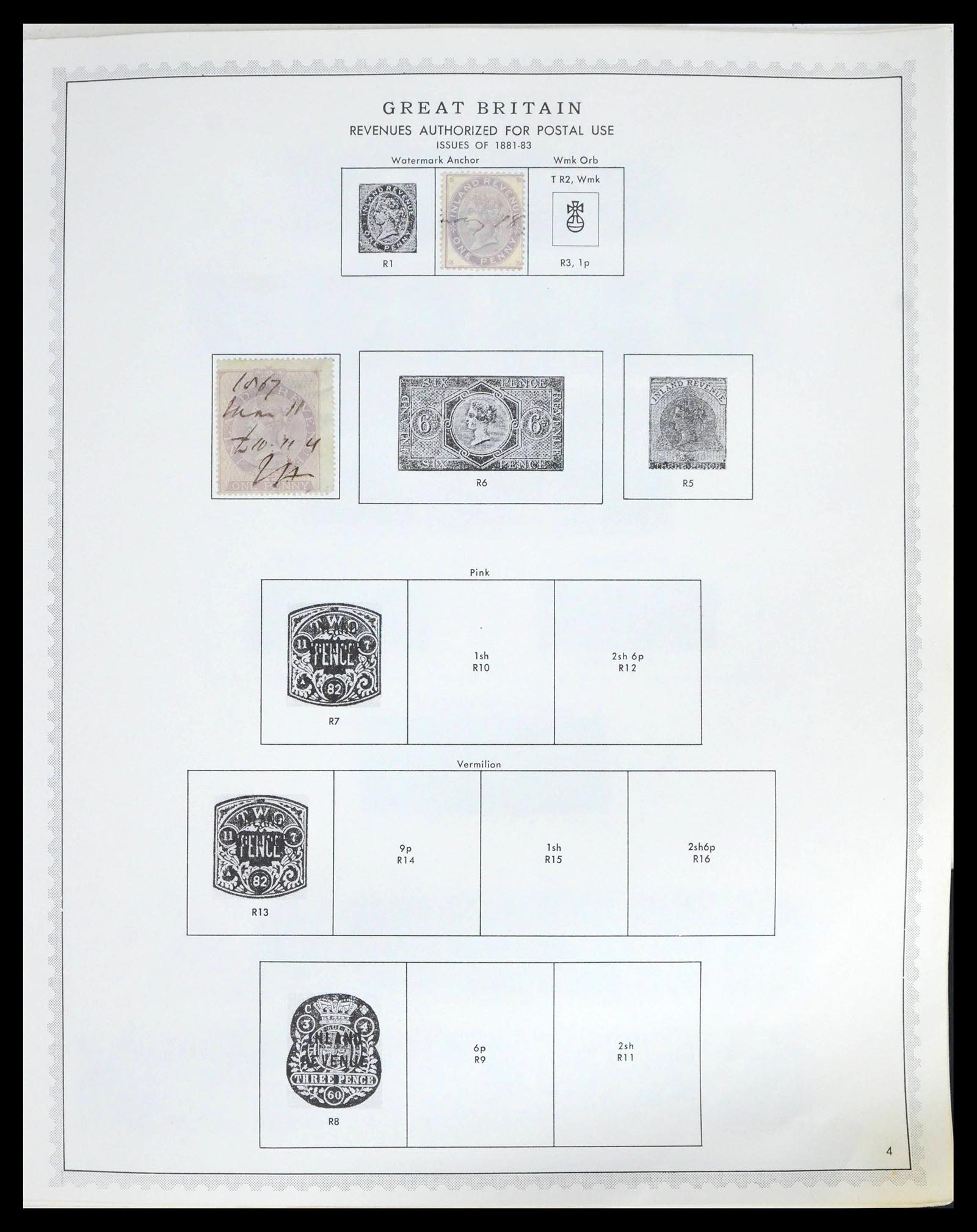 39570 0004 - Postzegelverzameling 39570 Engeland 1840-1997.