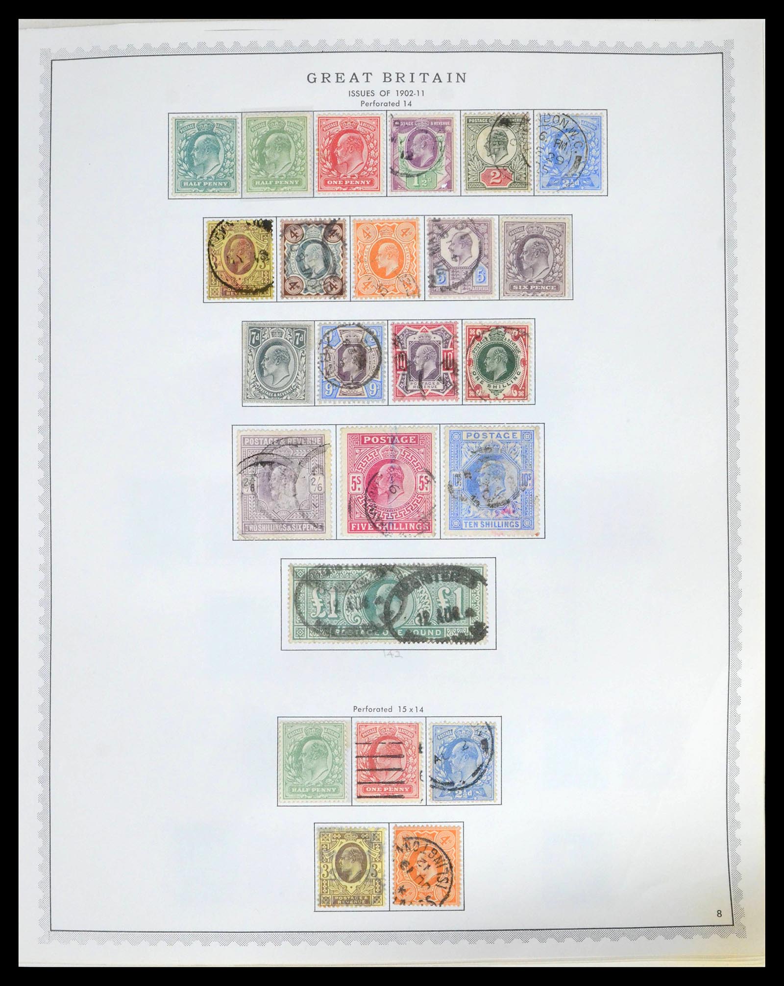 39570 0008 - Postzegelverzameling 39570 Engeland 1840-1997.