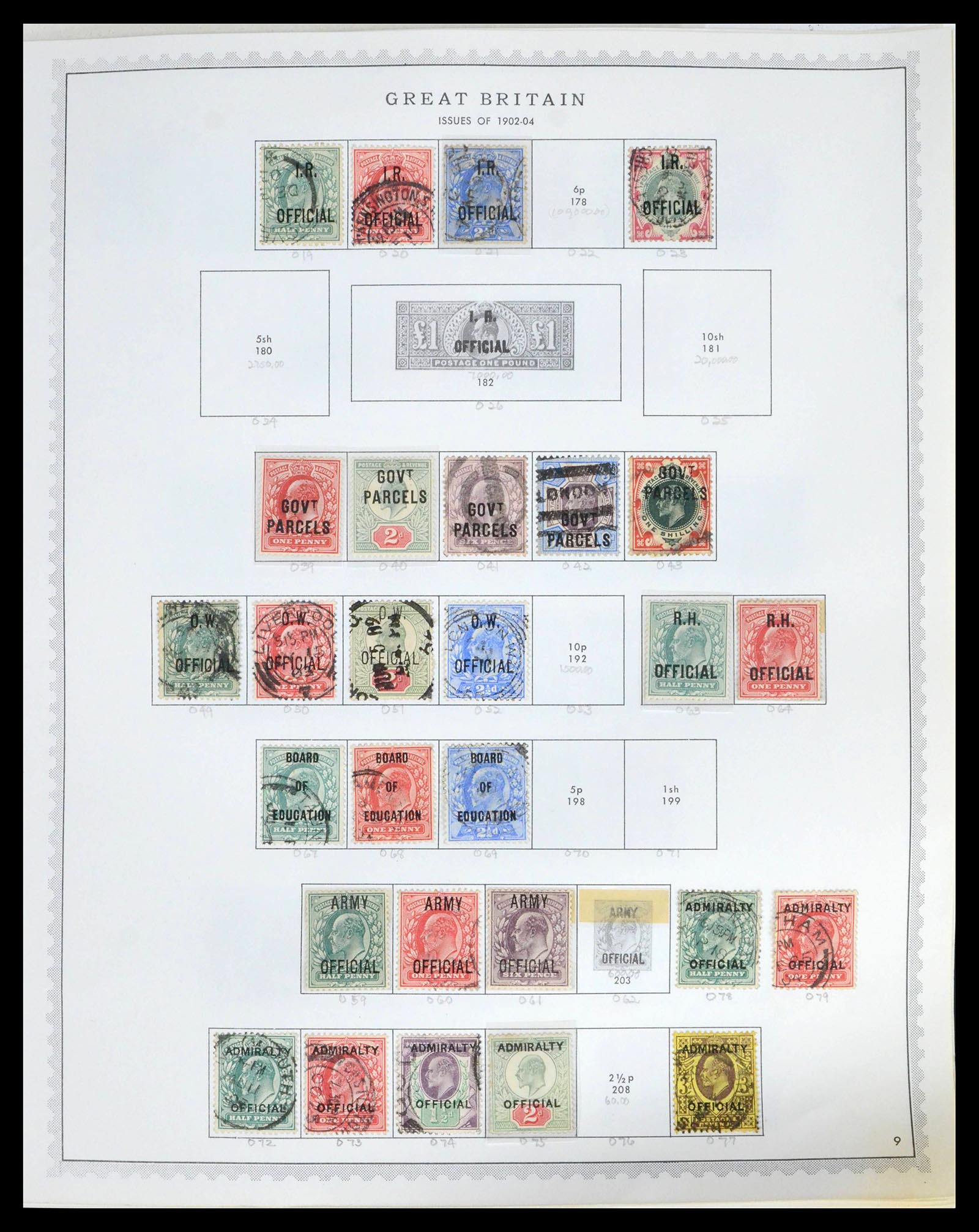 39570 0009 - Postzegelverzameling 39570 Engeland 1840-1997.