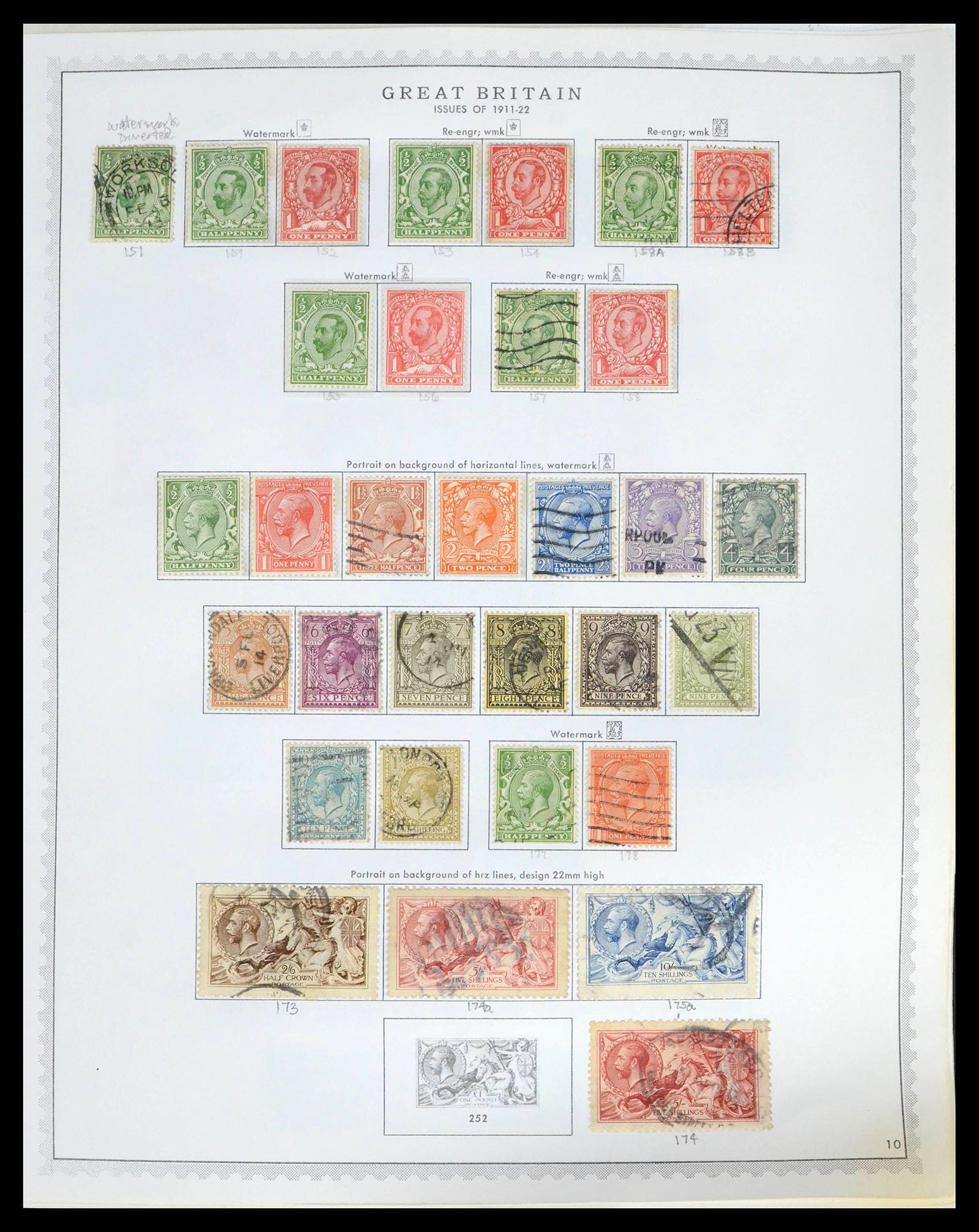 39570 0010 - Postzegelverzameling 39570 Engeland 1840-1997.