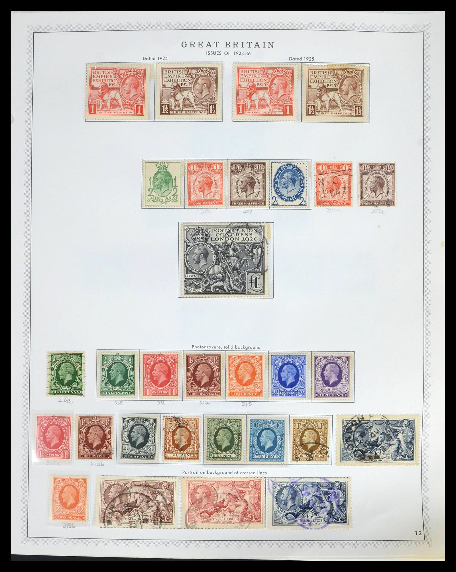 39570 0012 - Postzegelverzameling 39570 Engeland 1840-1997.