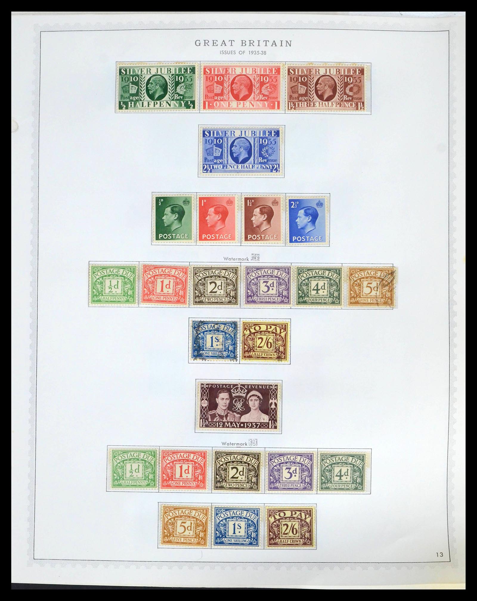 39570 0013 - Postzegelverzameling 39570 Engeland 1840-1997.