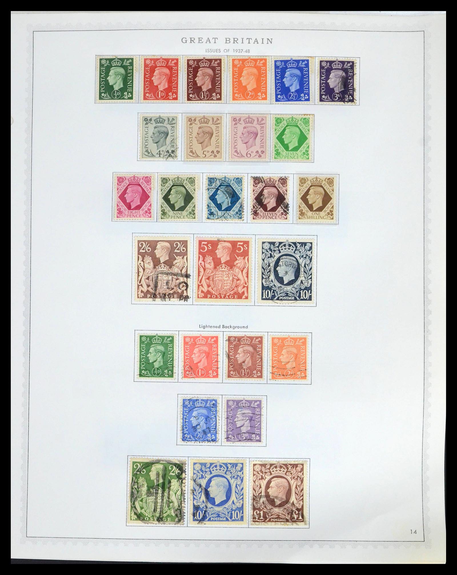 39570 0014 - Postzegelverzameling 39570 Engeland 1840-1997.