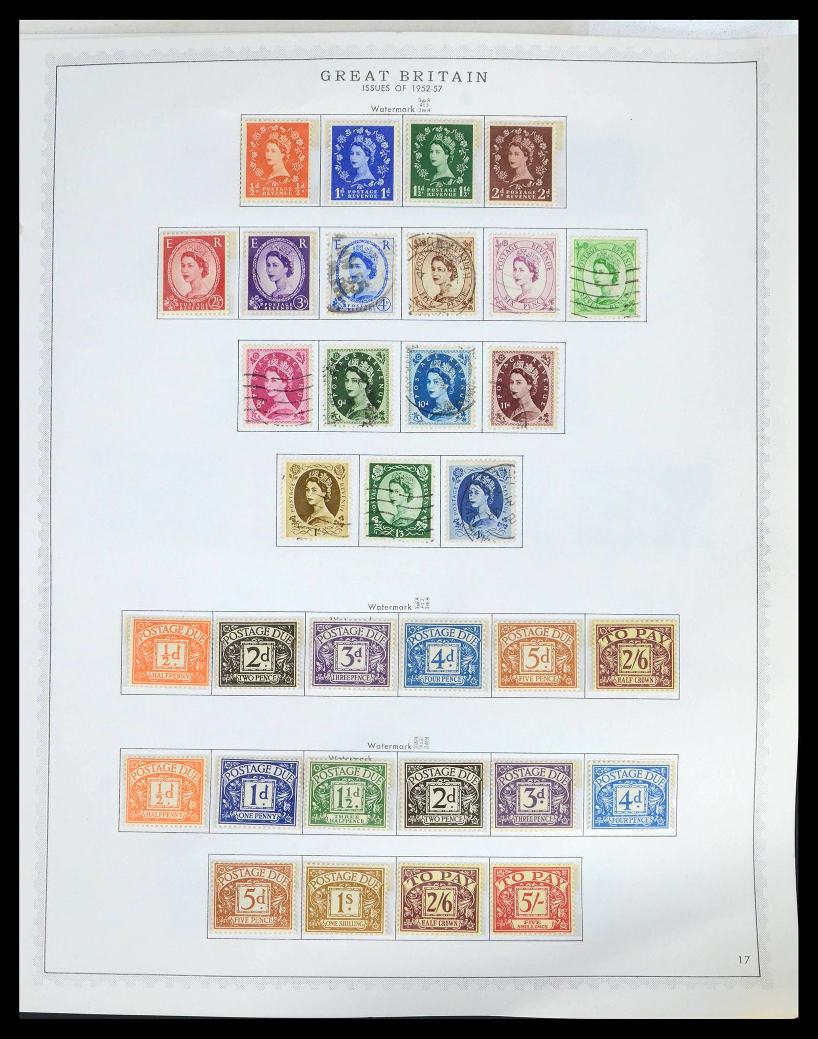 39570 0017 - Postzegelverzameling 39570 Engeland 1840-1997.