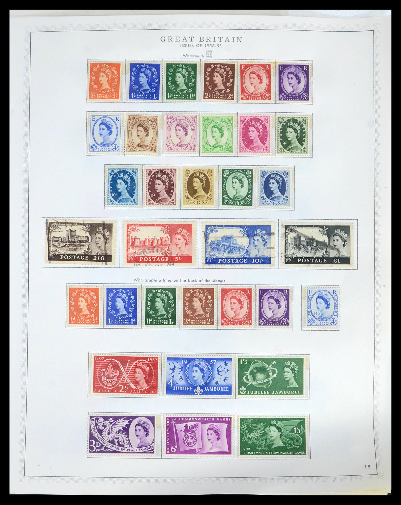 39570 0018 - Postzegelverzameling 39570 Engeland 1840-1997.