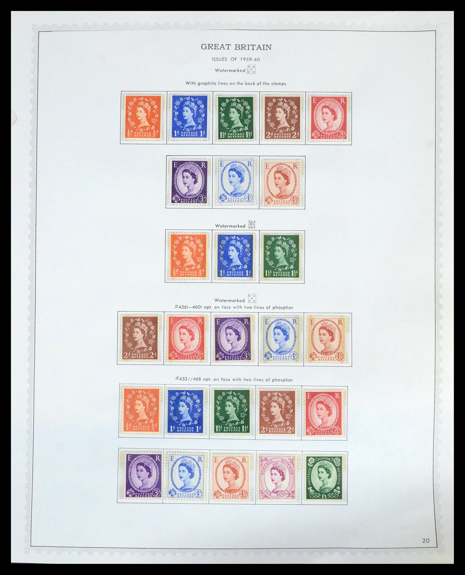 39570 0020 - Postzegelverzameling 39570 Engeland 1840-1997.
