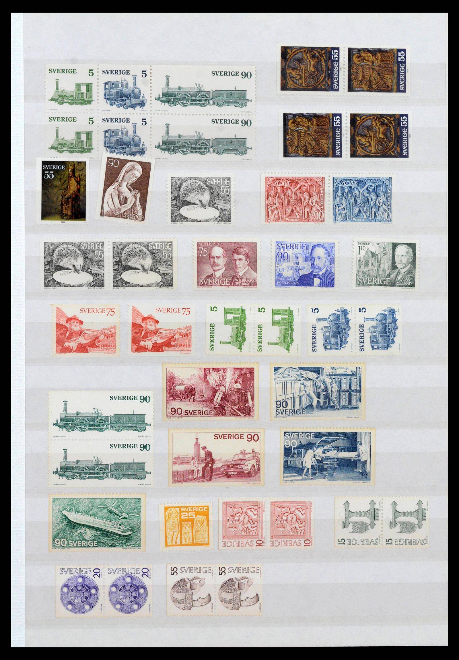 39573 0017 - Postzegelverzameling 39573 Zweden 1930-1998.