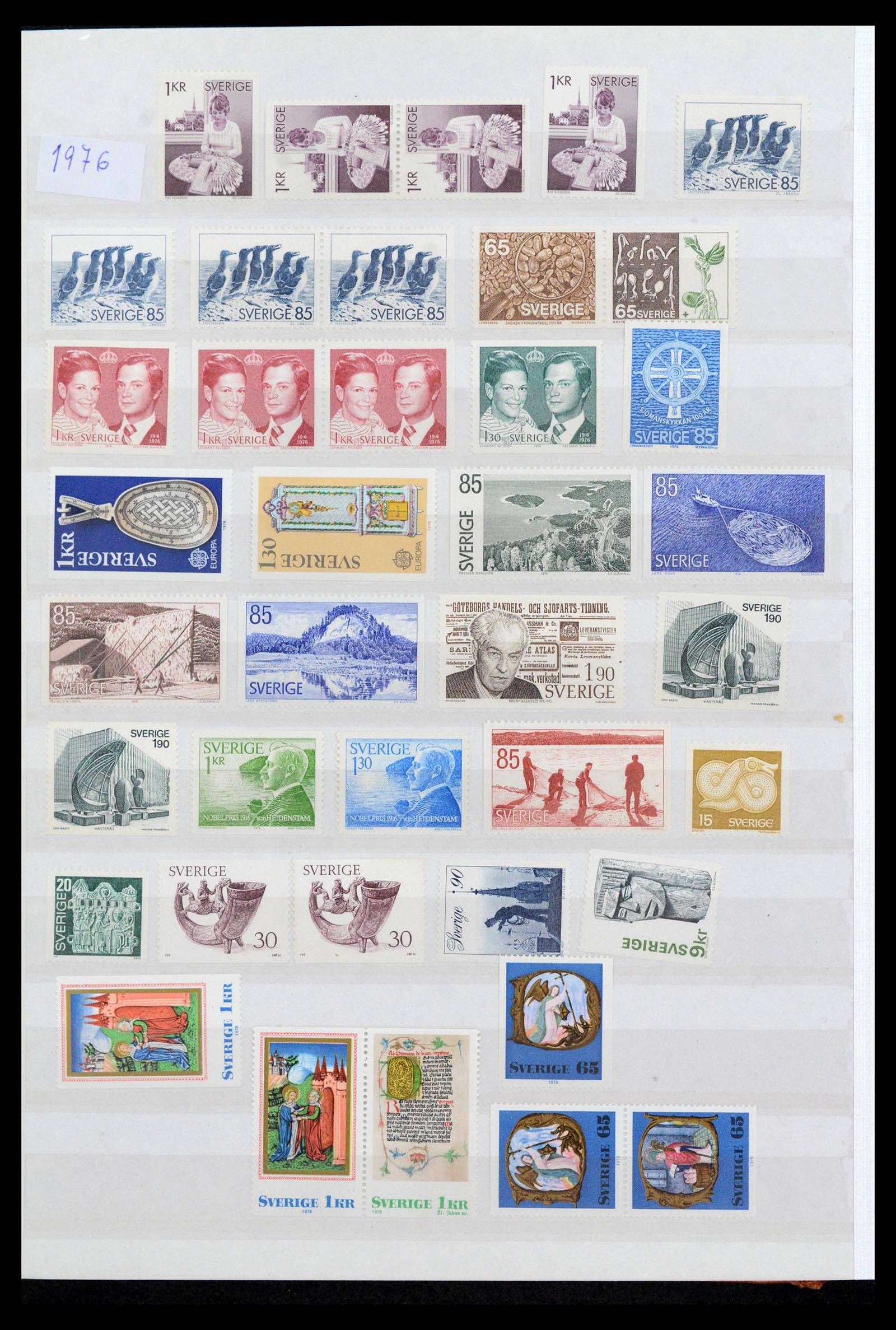 39573 0019 - Postzegelverzameling 39573 Zweden 1930-1998.