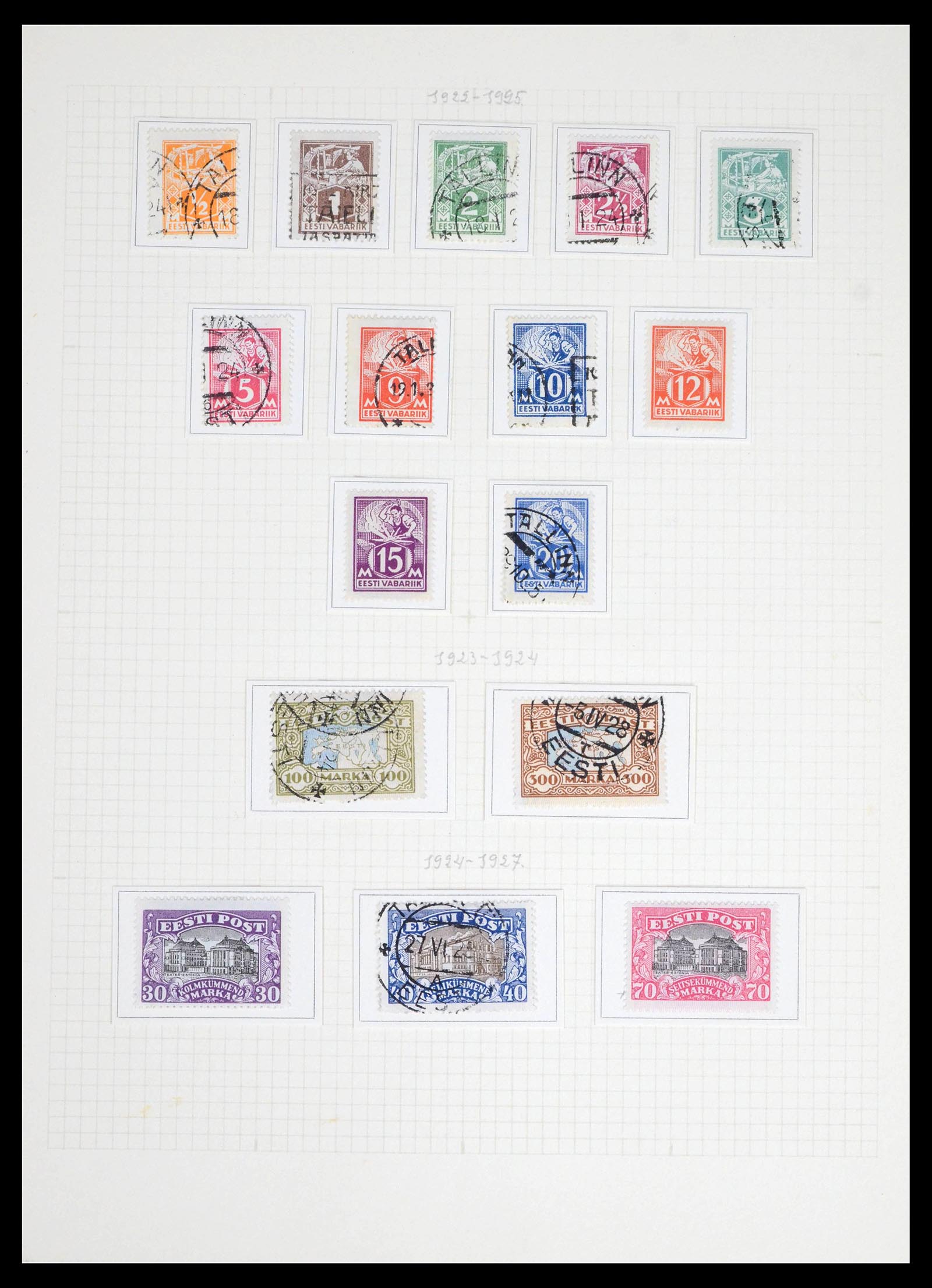 39574 0004 - Postzegelverzameling 39574 Europese landen 1880-1940.