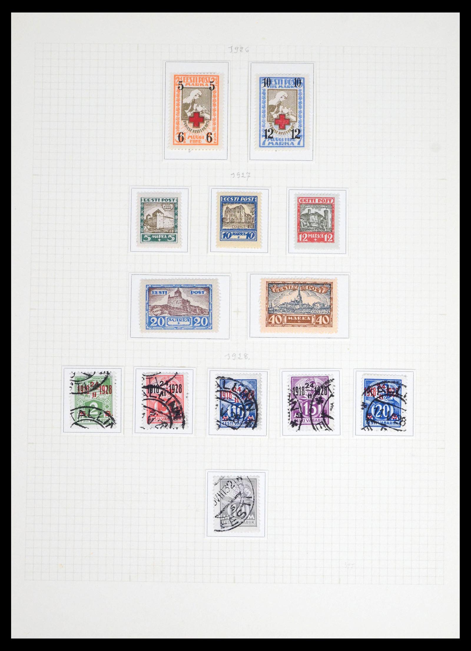 39574 0005 - Postzegelverzameling 39574 Europese landen 1880-1940.