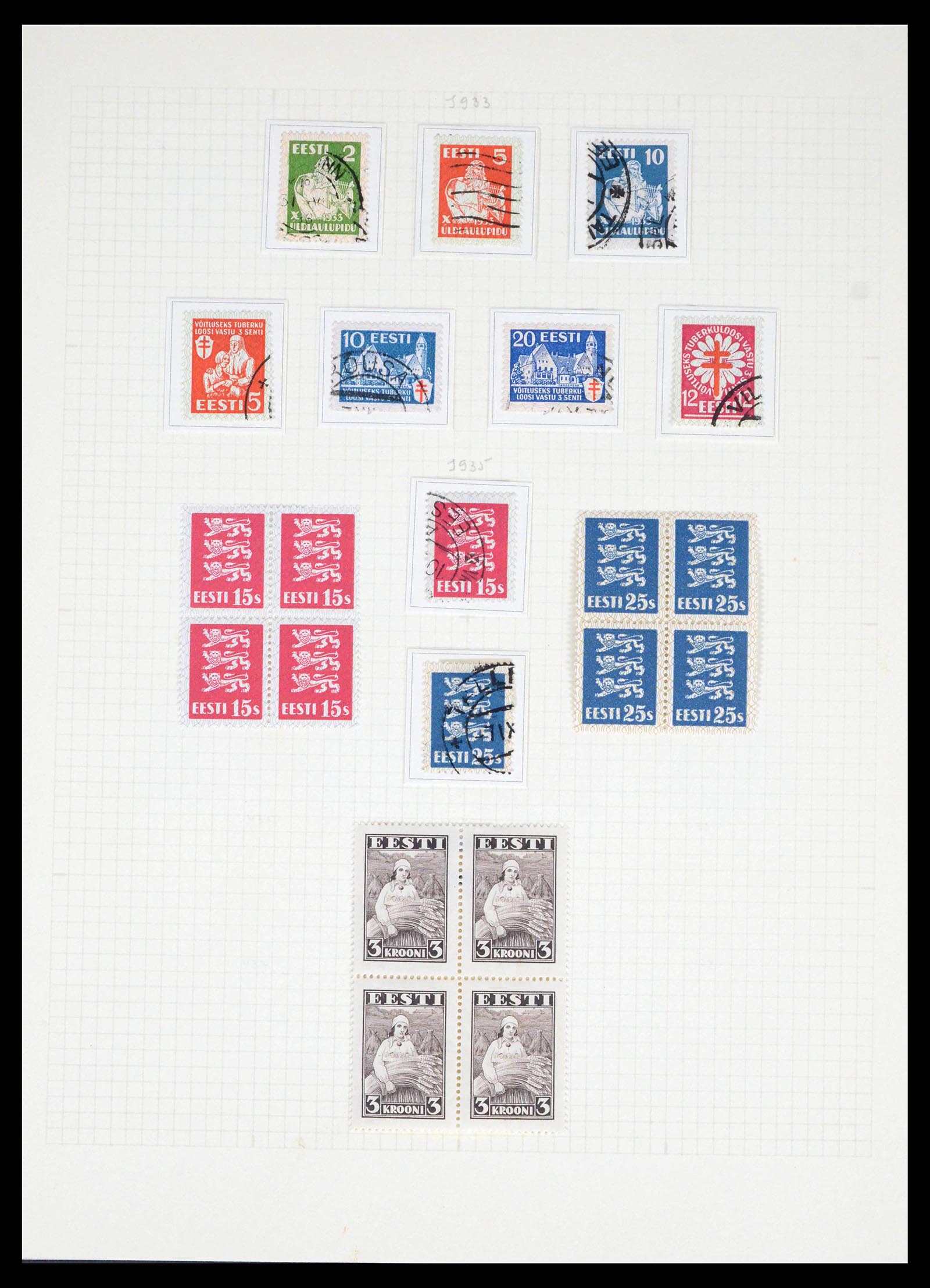 39574 0008 - Postzegelverzameling 39574 Europese landen 1880-1940.