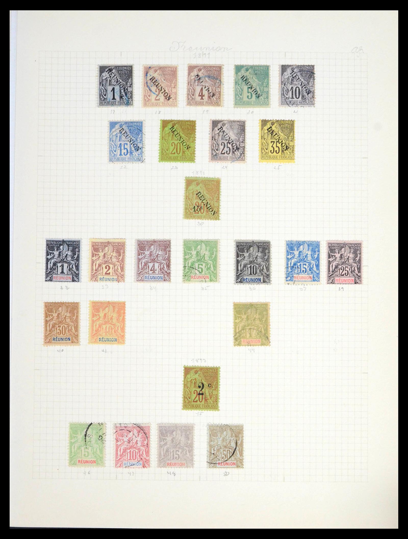 39574 0017 - Postzegelverzameling 39574 Europese landen 1880-1940.