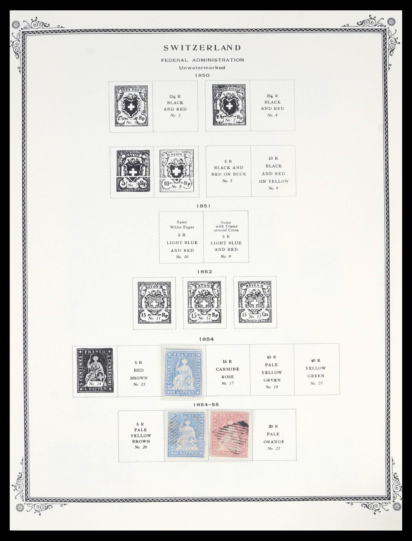 39575 0001 - Postzegelverzameling 39575 Zwitserland 1854-2014.