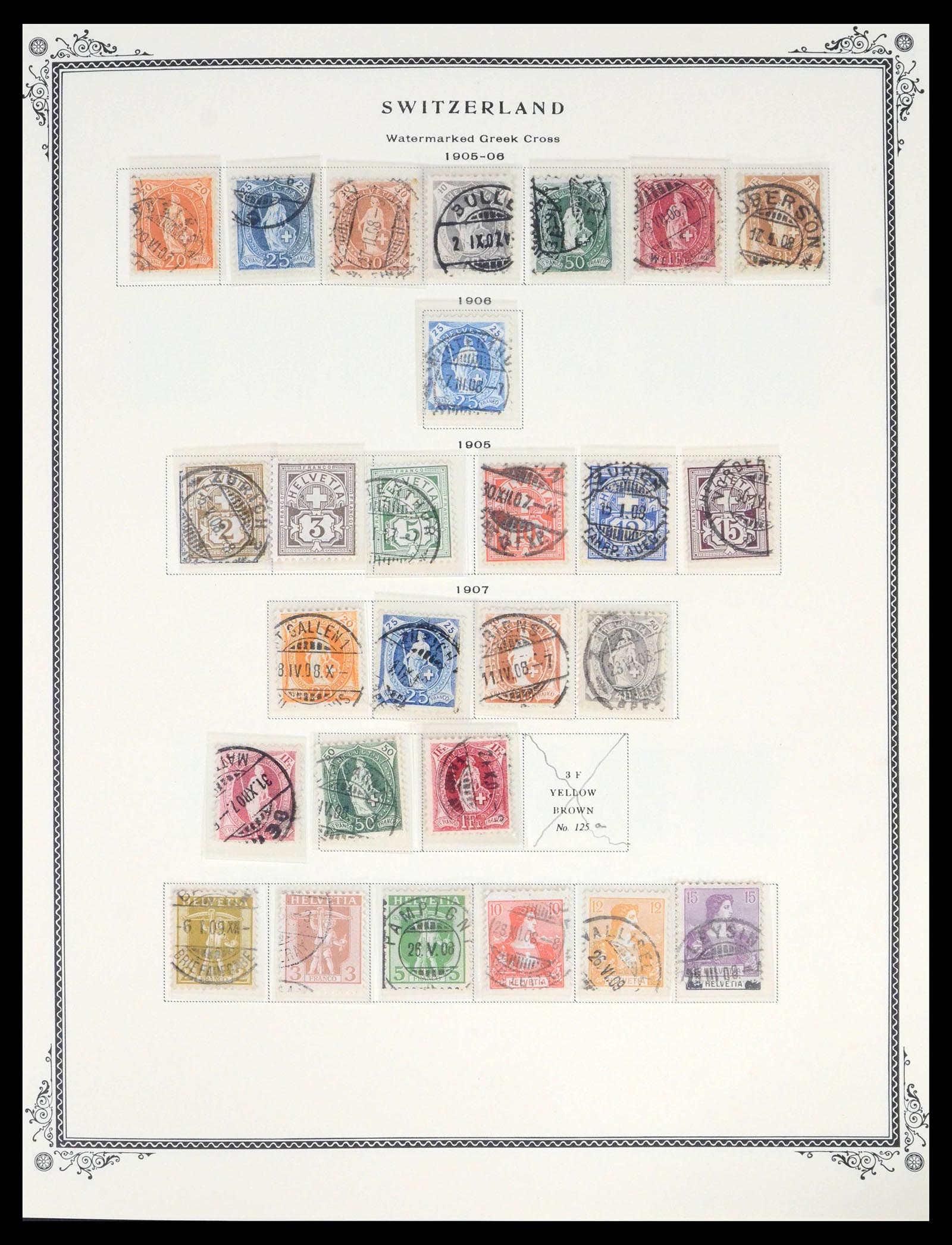 39575 0006 - Postzegelverzameling 39575 Zwitserland 1854-2014.