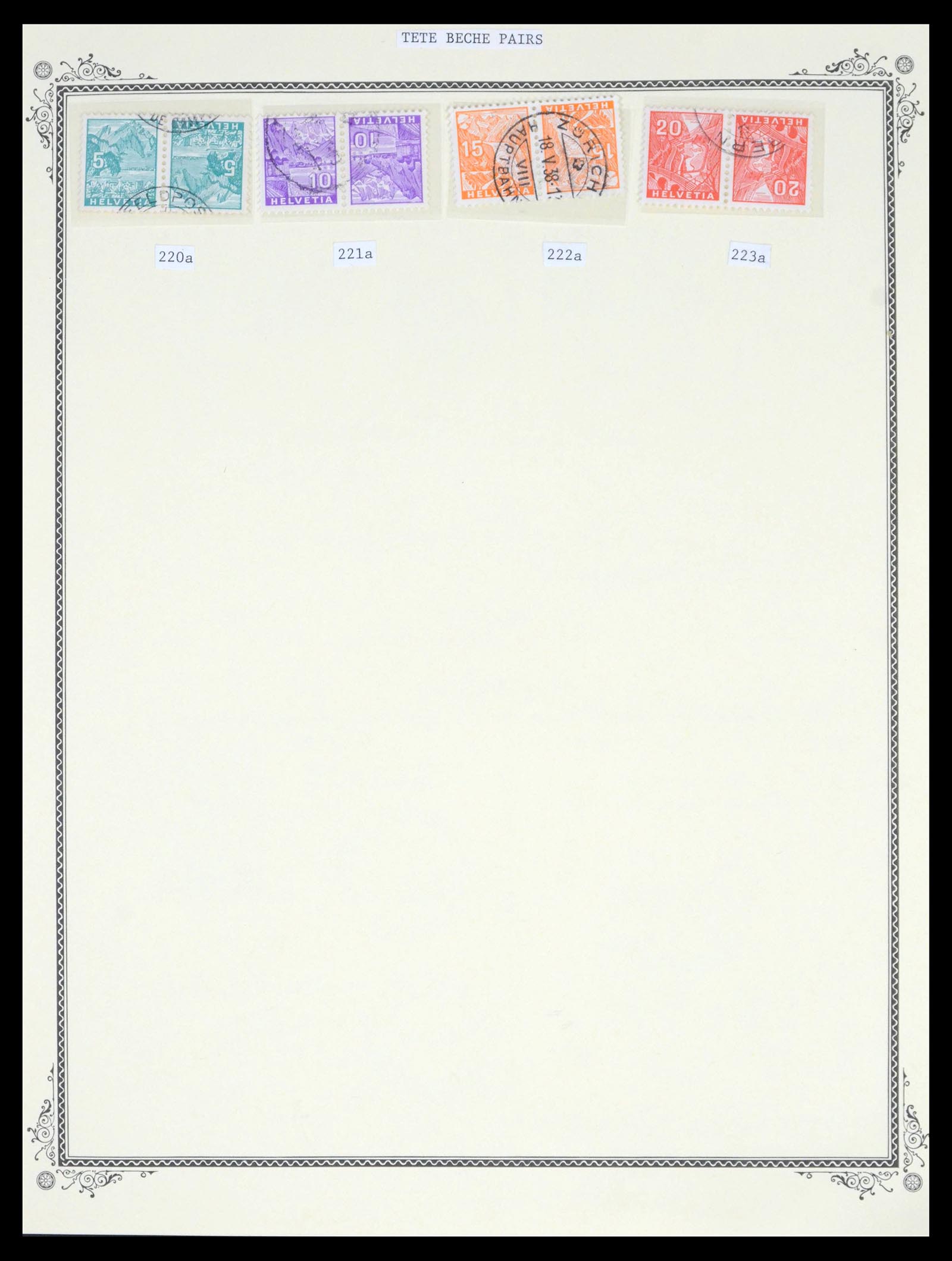 39575 0014 - Postzegelverzameling 39575 Zwitserland 1854-2014.
