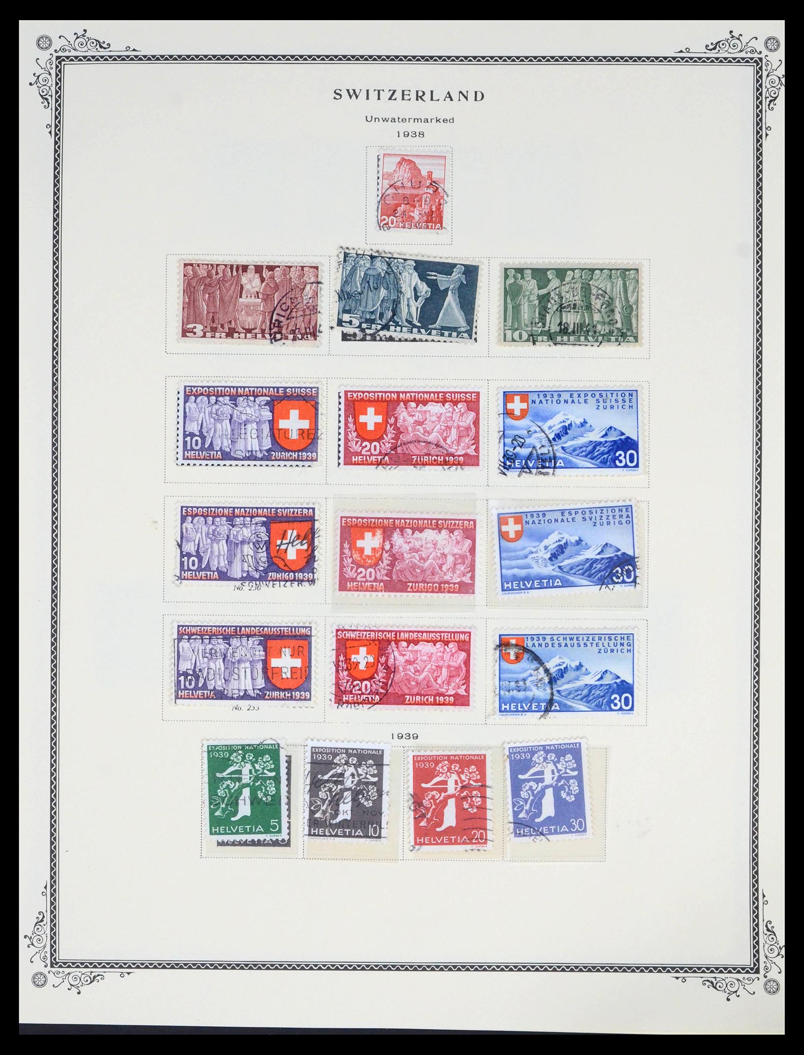 39575 0016 - Postzegelverzameling 39575 Zwitserland 1854-2014.