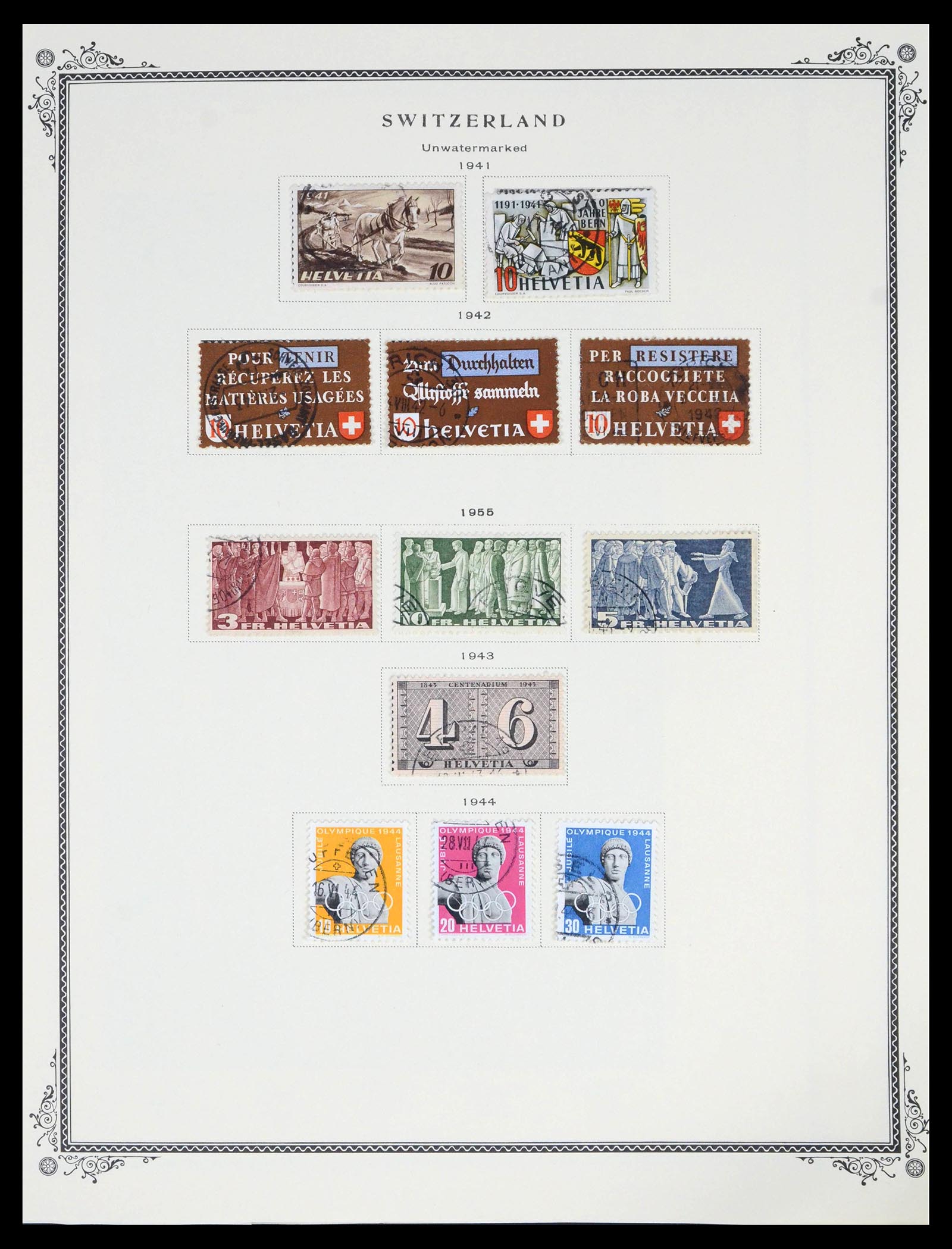 39575 0019 - Postzegelverzameling 39575 Zwitserland 1854-2014.