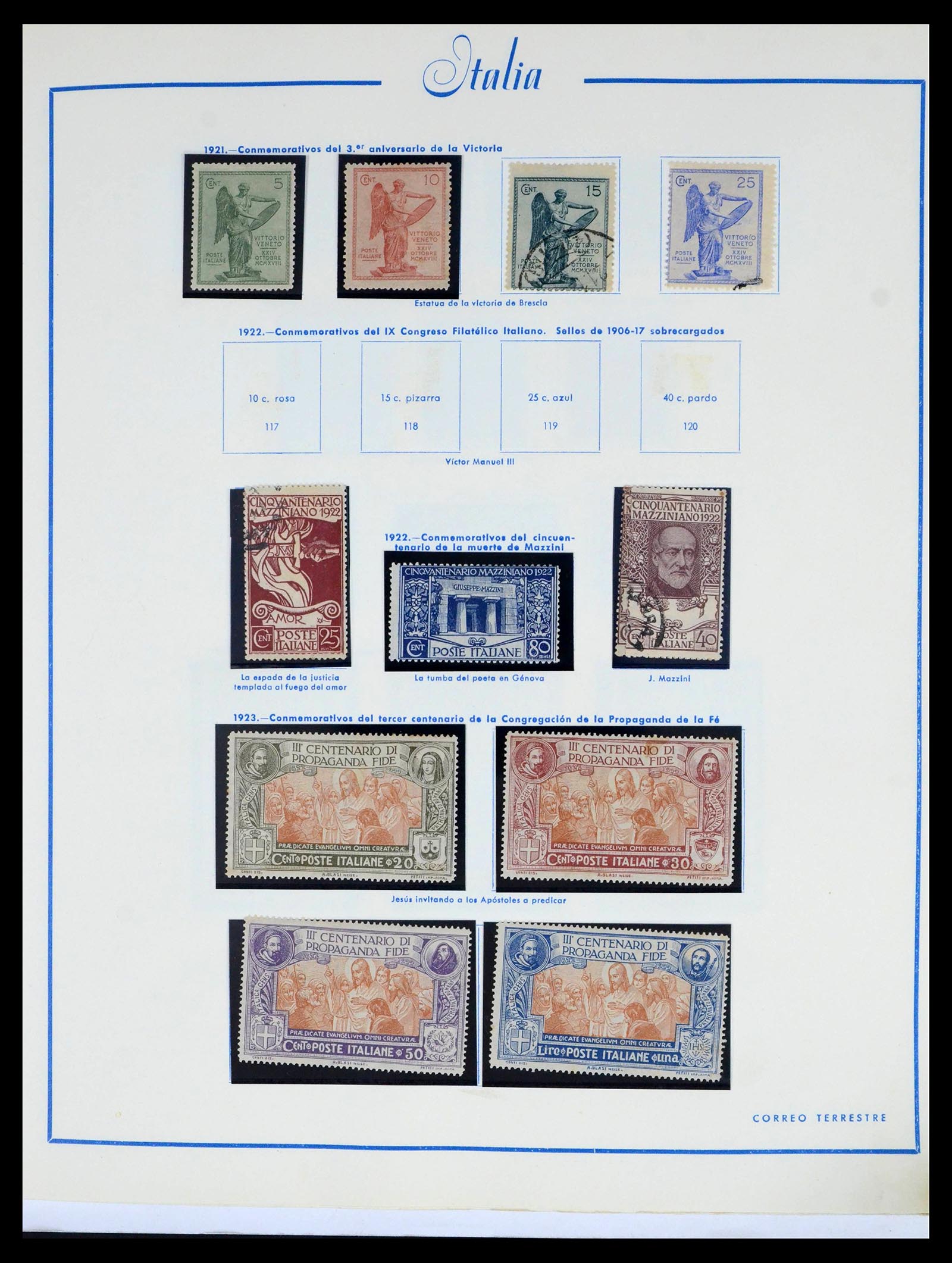39576 0007 - Postzegelverzameling 39576 Italië 1862-1997.