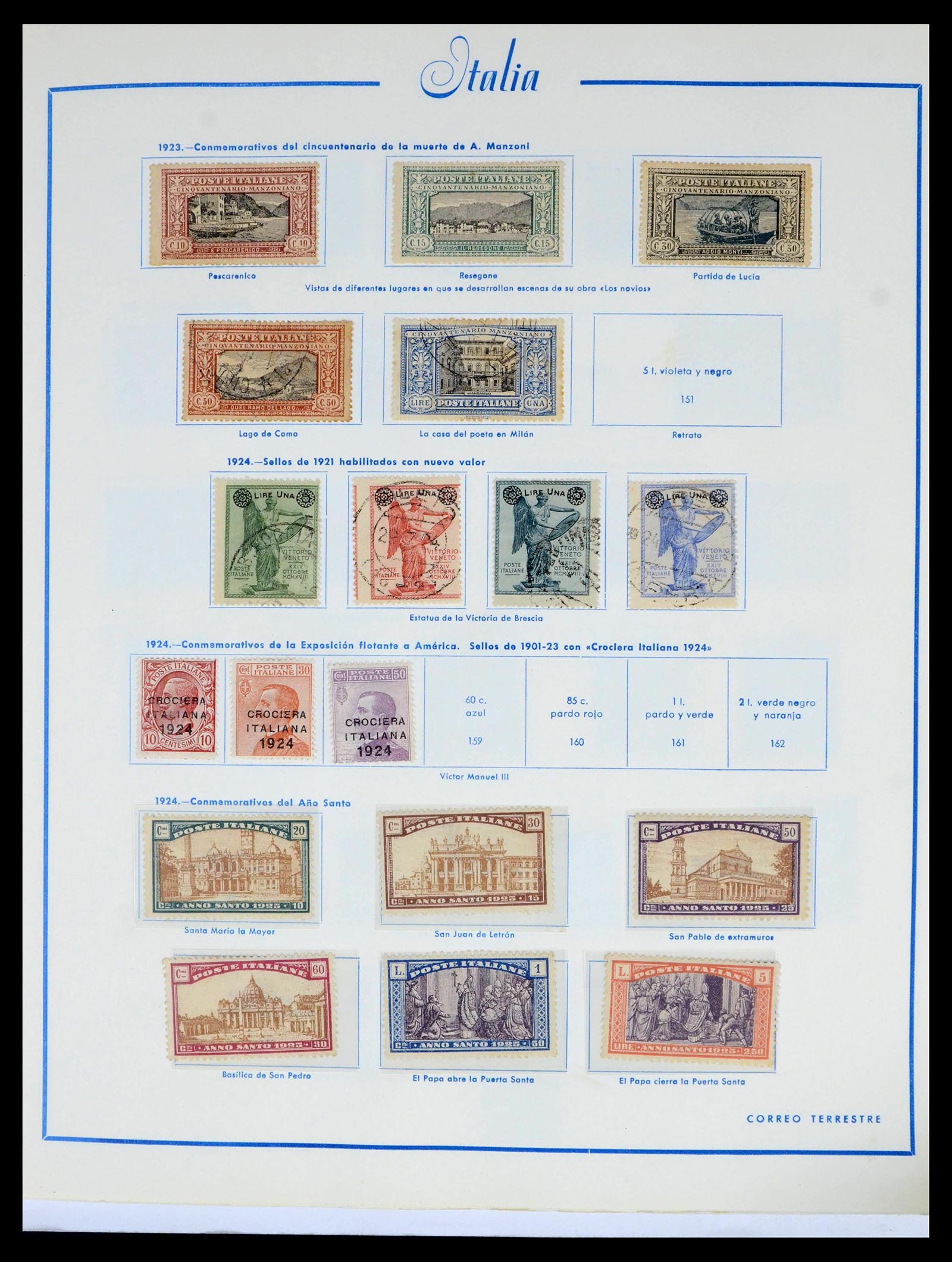 39576 0009 - Postzegelverzameling 39576 Italië 1862-1997.