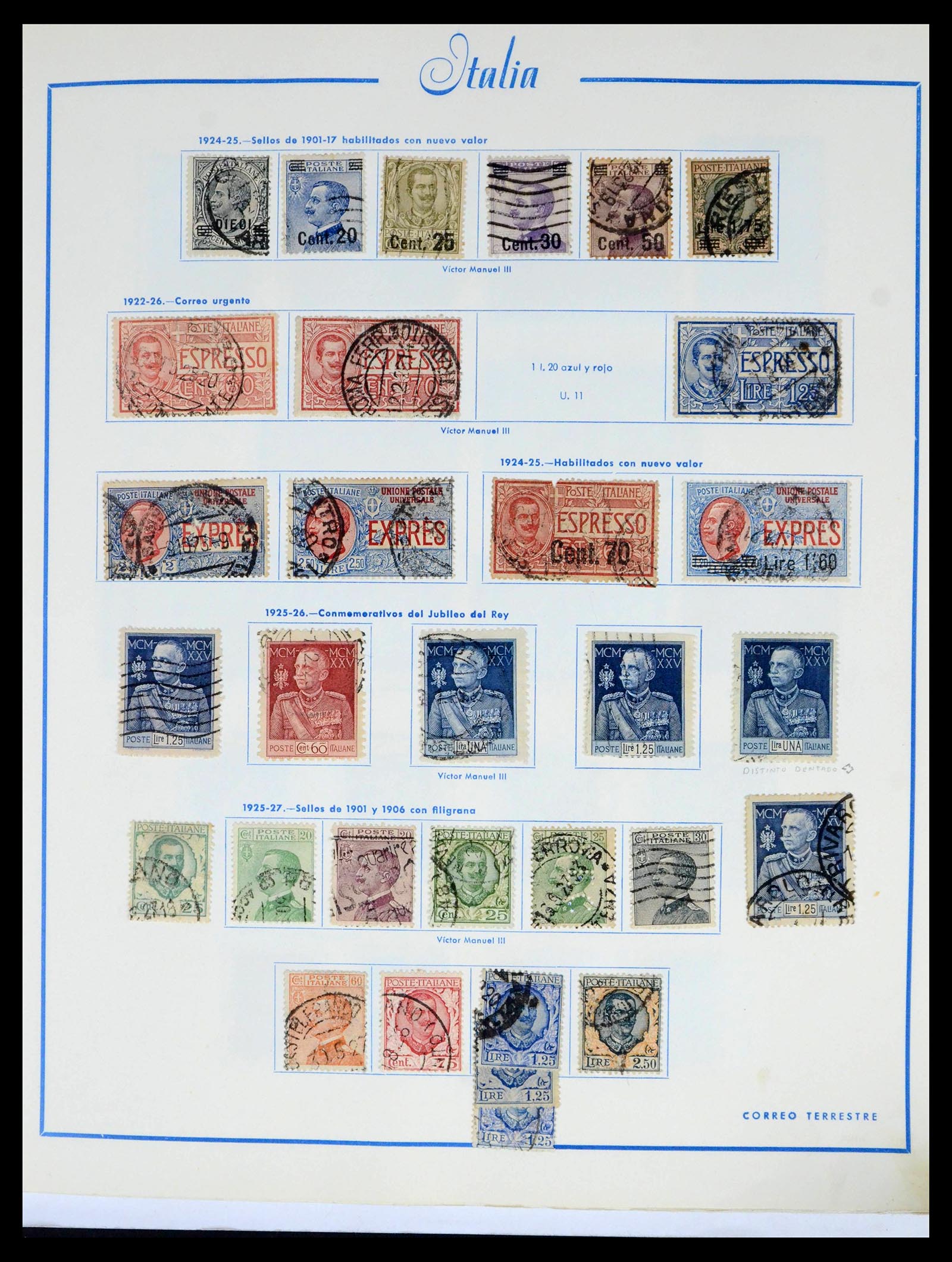 39576 0010 - Postzegelverzameling 39576 Italië 1862-1997.