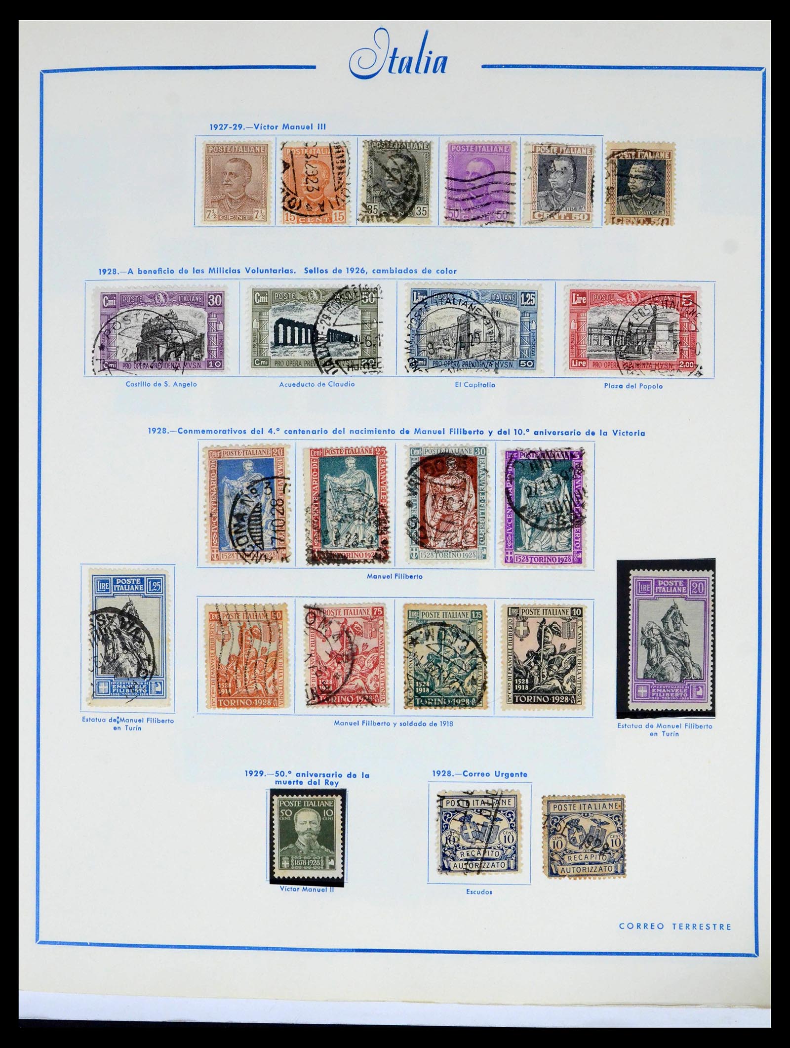 39576 0012 - Postzegelverzameling 39576 Italië 1862-1997.