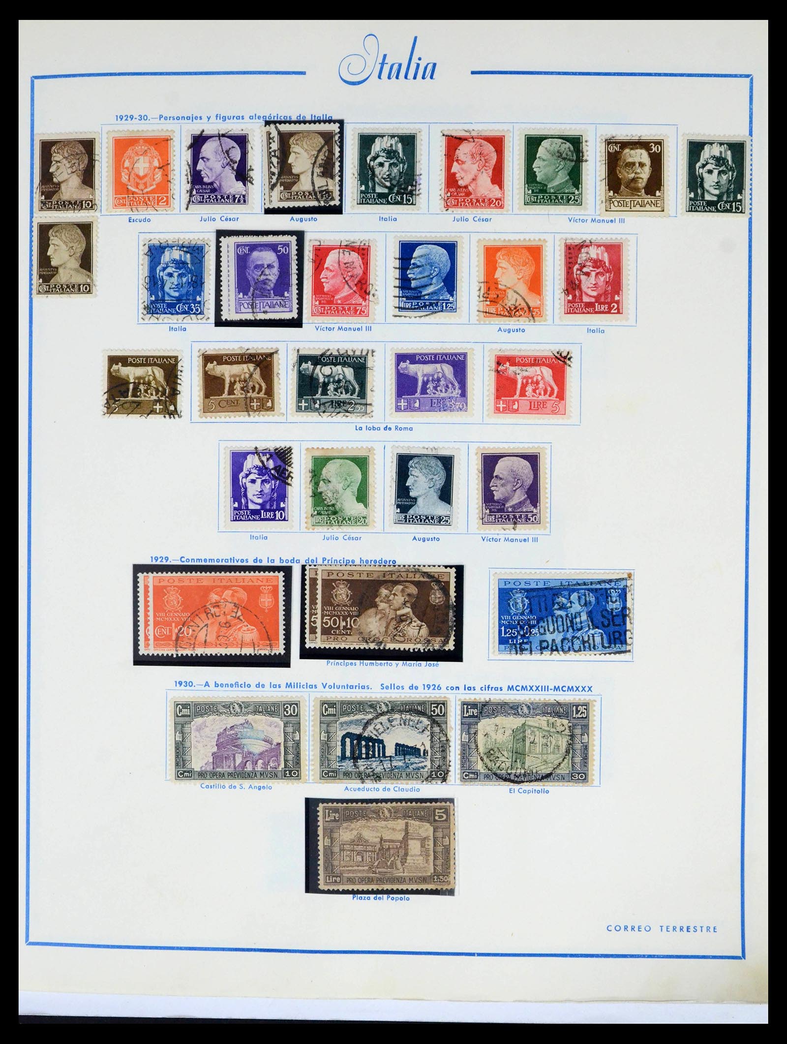 39576 0013 - Postzegelverzameling 39576 Italië 1862-1997.