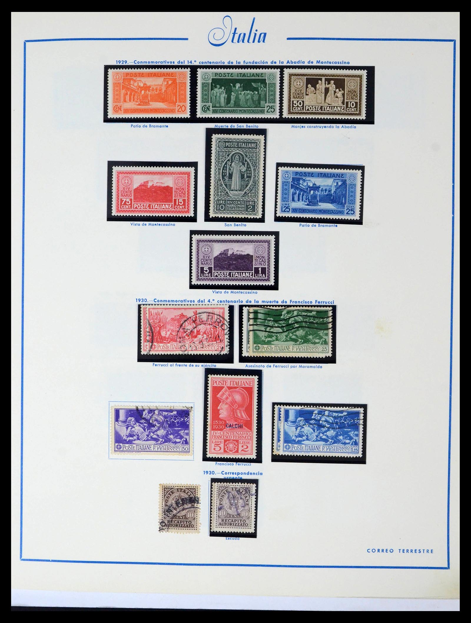 39576 0014 - Postzegelverzameling 39576 Italië 1862-1997.