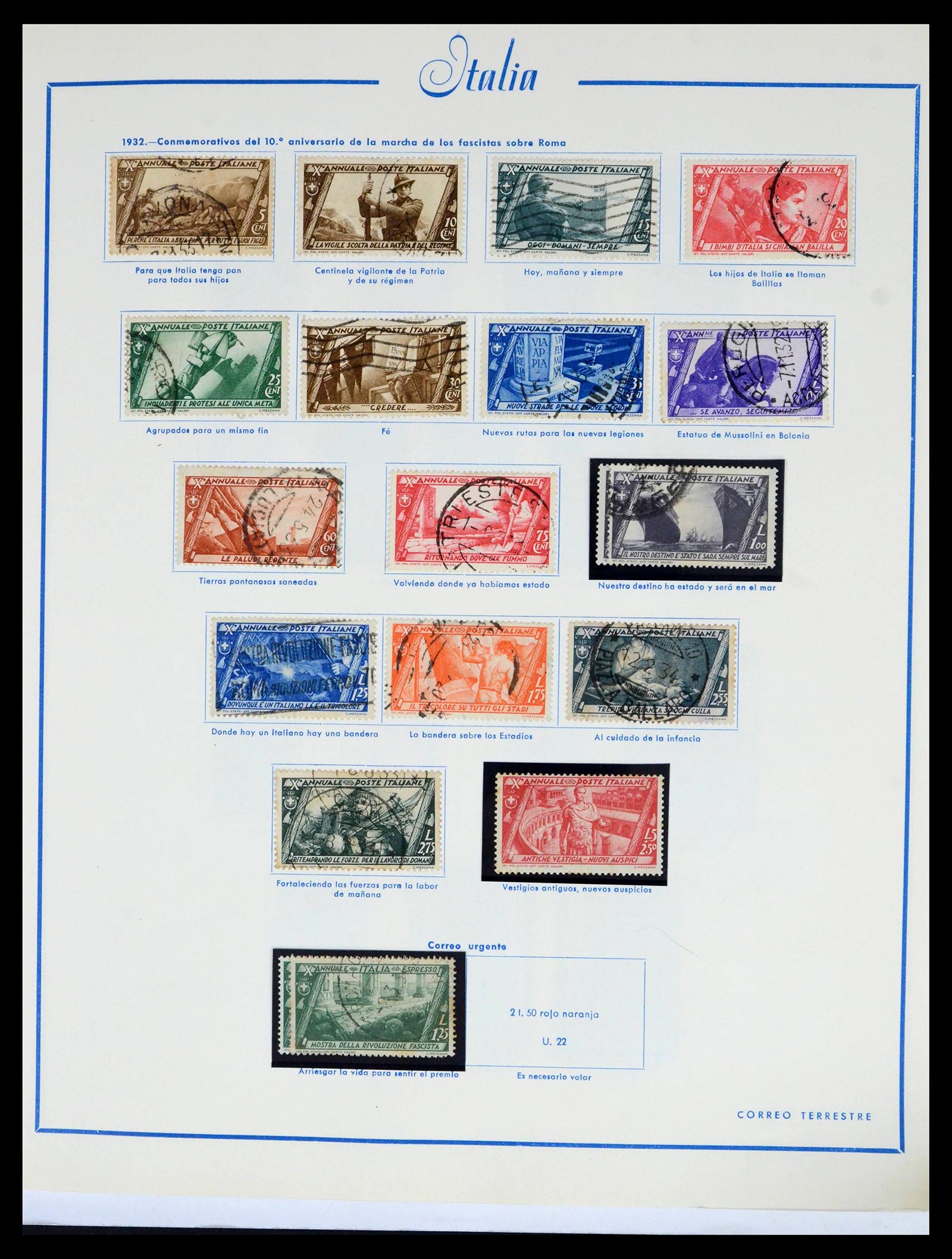 39576 0018 - Postzegelverzameling 39576 Italië 1862-1997.